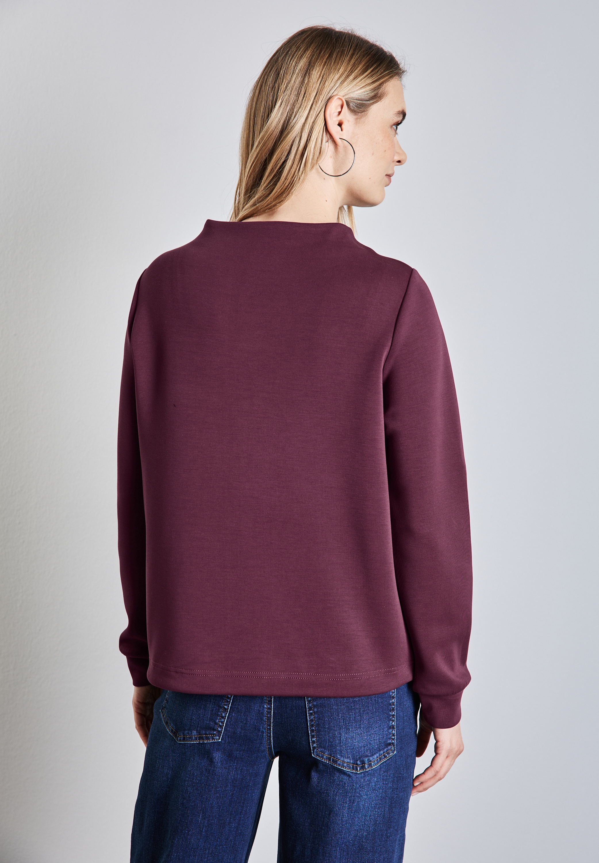 STREET ONE Sweatshirt, mit Rollkragen