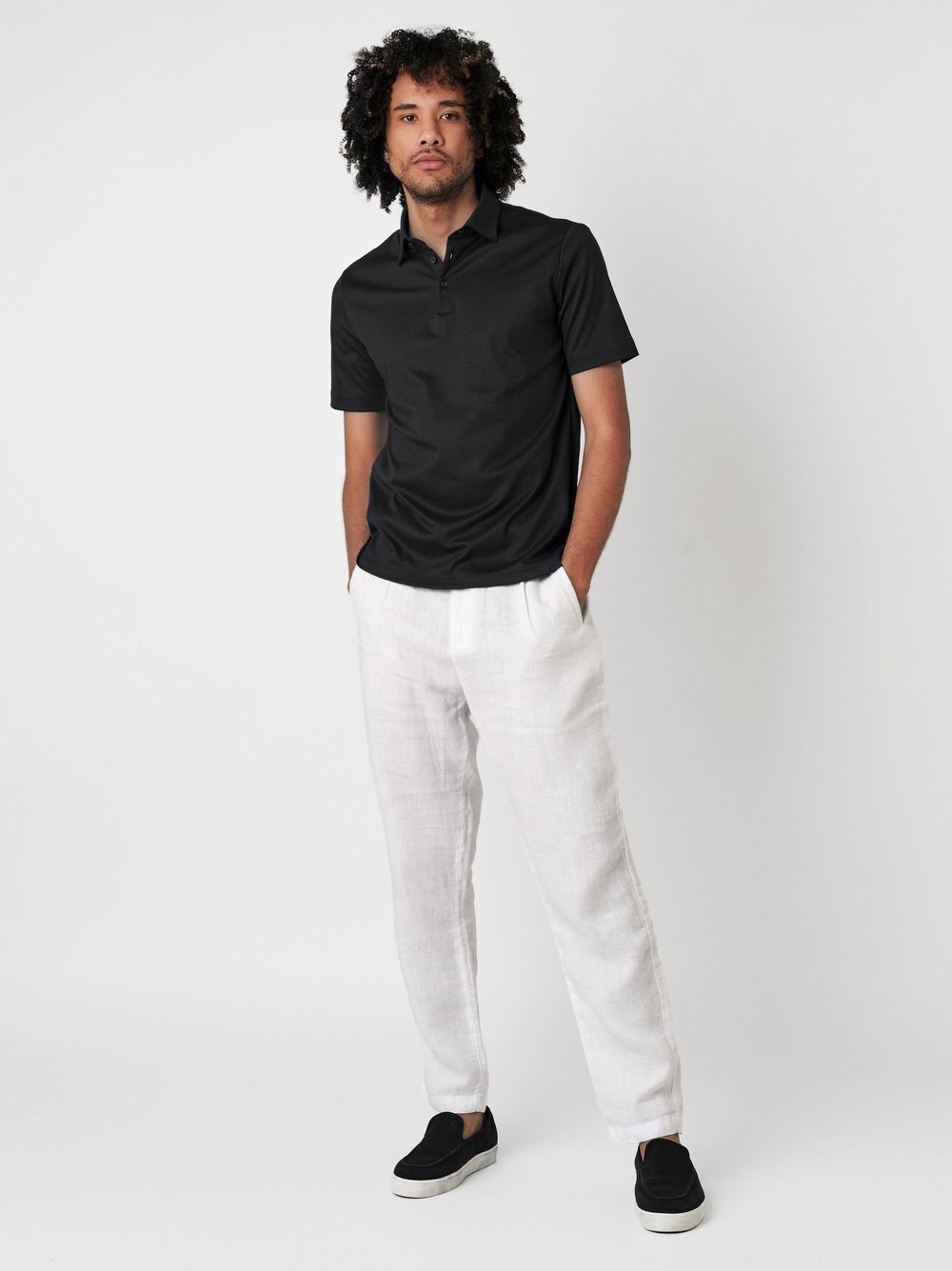 DESOTO Poloshirt »Essential Polo Kent 1/2«, Mit Rundhalsausschnitt