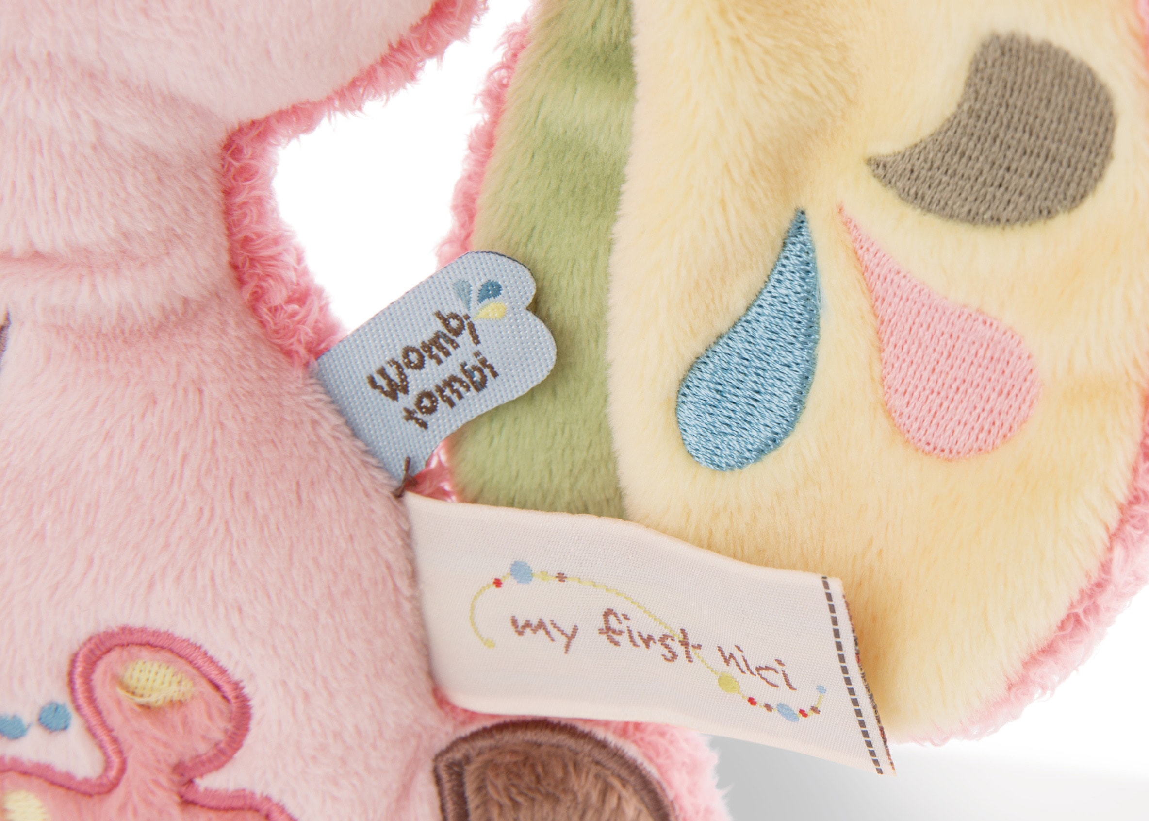 Nici Kuscheltier »My First NICI, Activity Wombi Tombi, 2D Hase Hopsali,18cm«, Activity Schmusetier