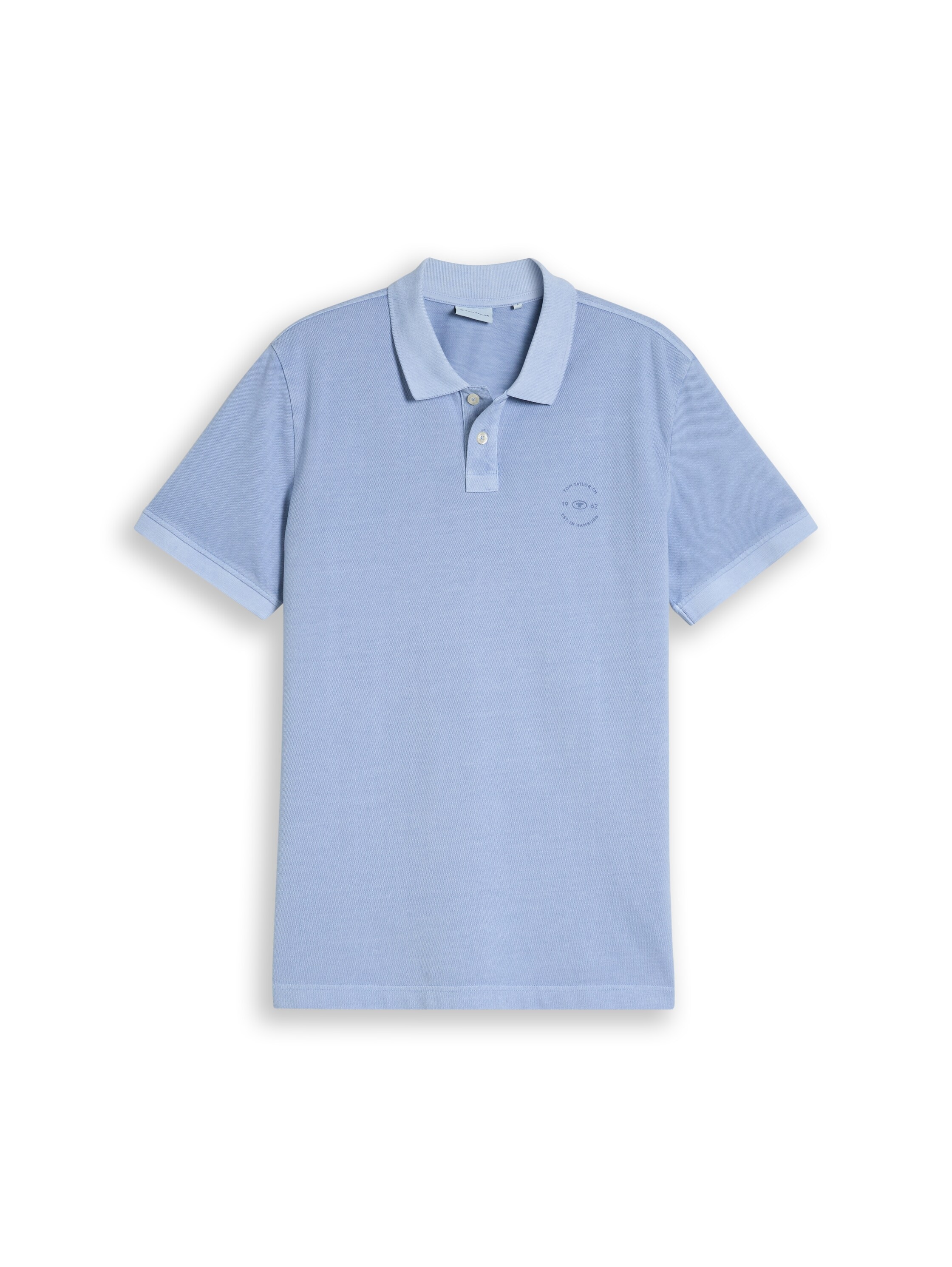 TOM TAILOR Poloshirt Sommershirt mit kleinem Logo-Print