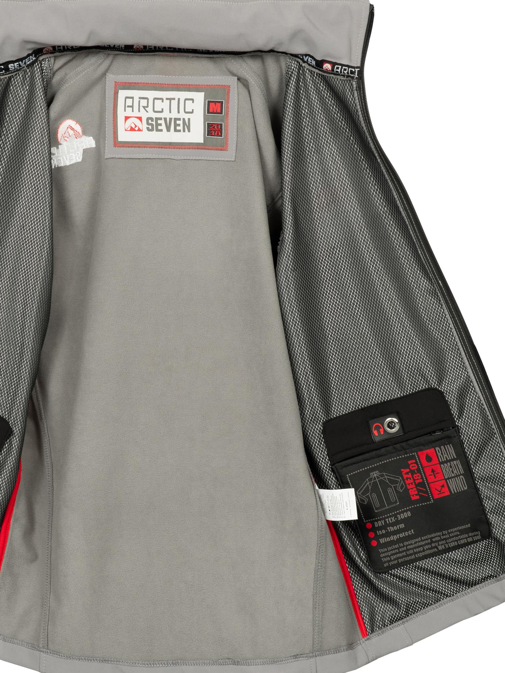 Arctic Seven Softshelljacke »Arctic Seven Herren Softshell Jacke AS087«