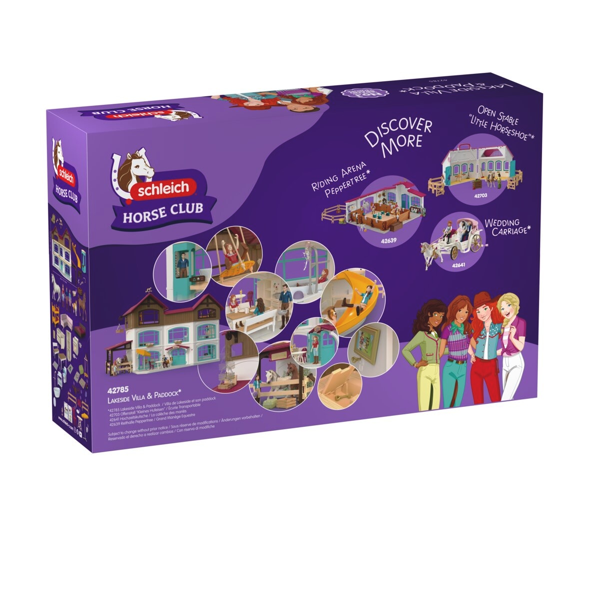 Schleich® Spielwelt »HORSE CLUB, Lakeside Villa & Paddock (42785)«