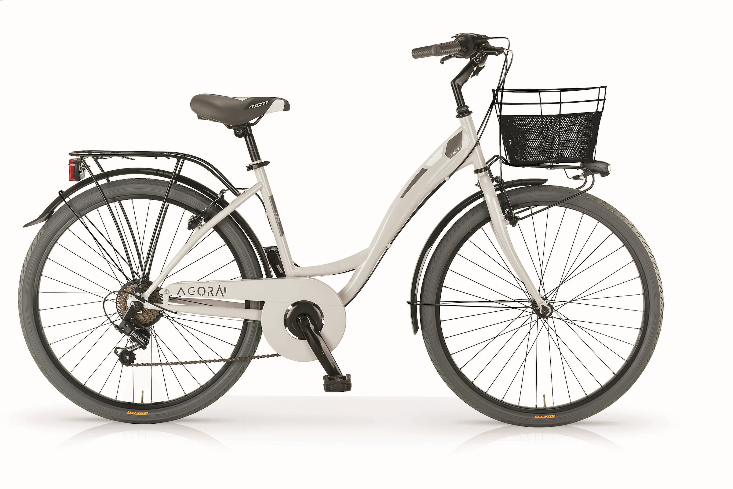 Trekkingrad »Citybike Agorà 26 Zoll Creme«