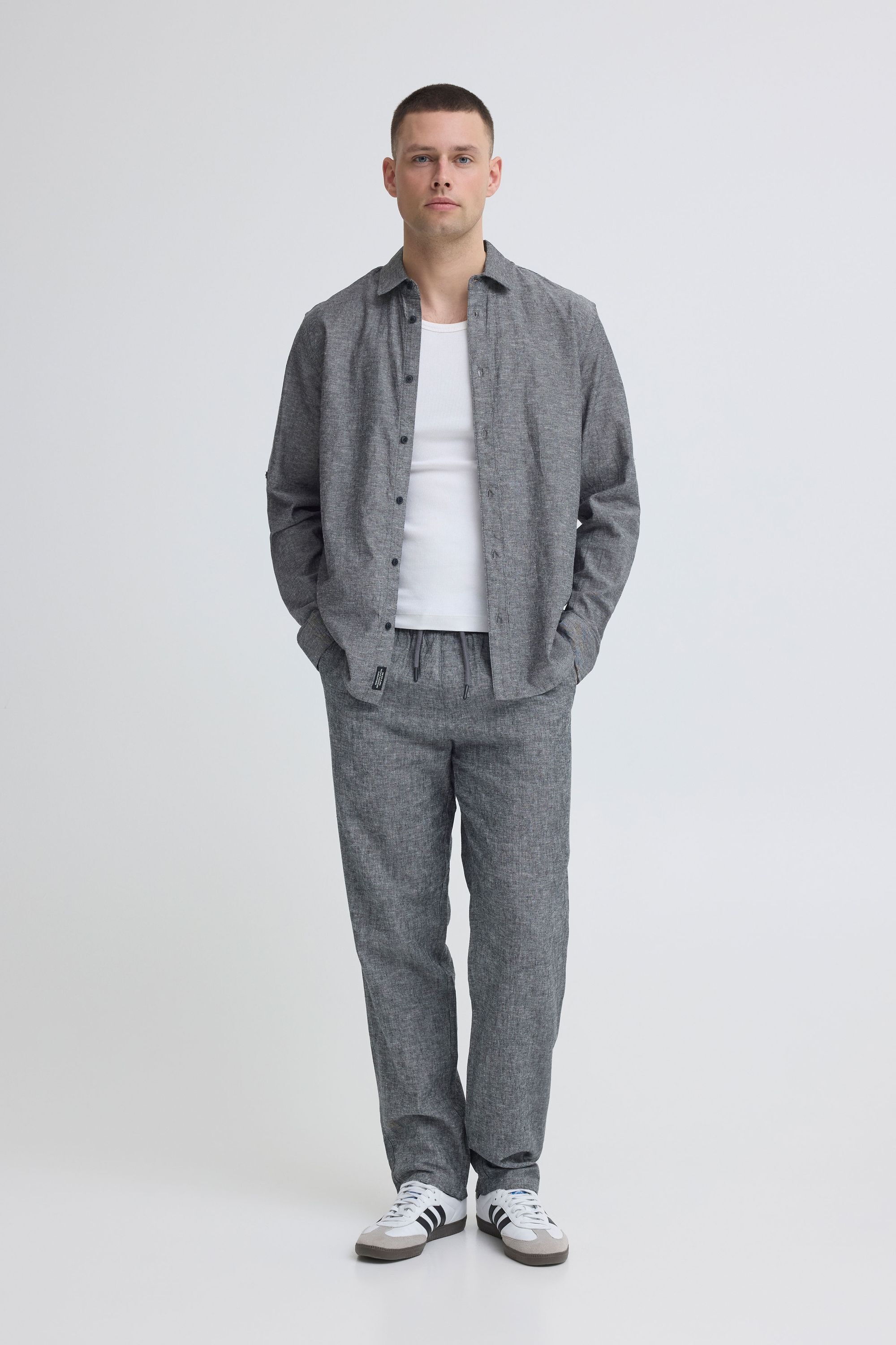 Blend Leinenhemd »Leinenhemd BHAban Slub Linen Mix«