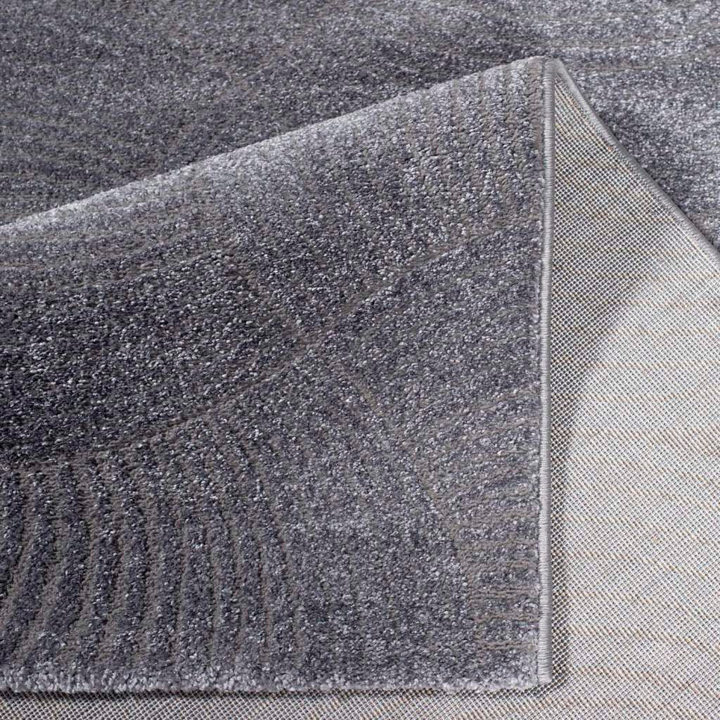 Carpet City Teppich »Friseé-Teppich FANCY 904«, rechteckig, 12 mm Höhe, Läufer, Kurzflor Wohnzimmer, florale 3D-Optik, für Schlafzimmer