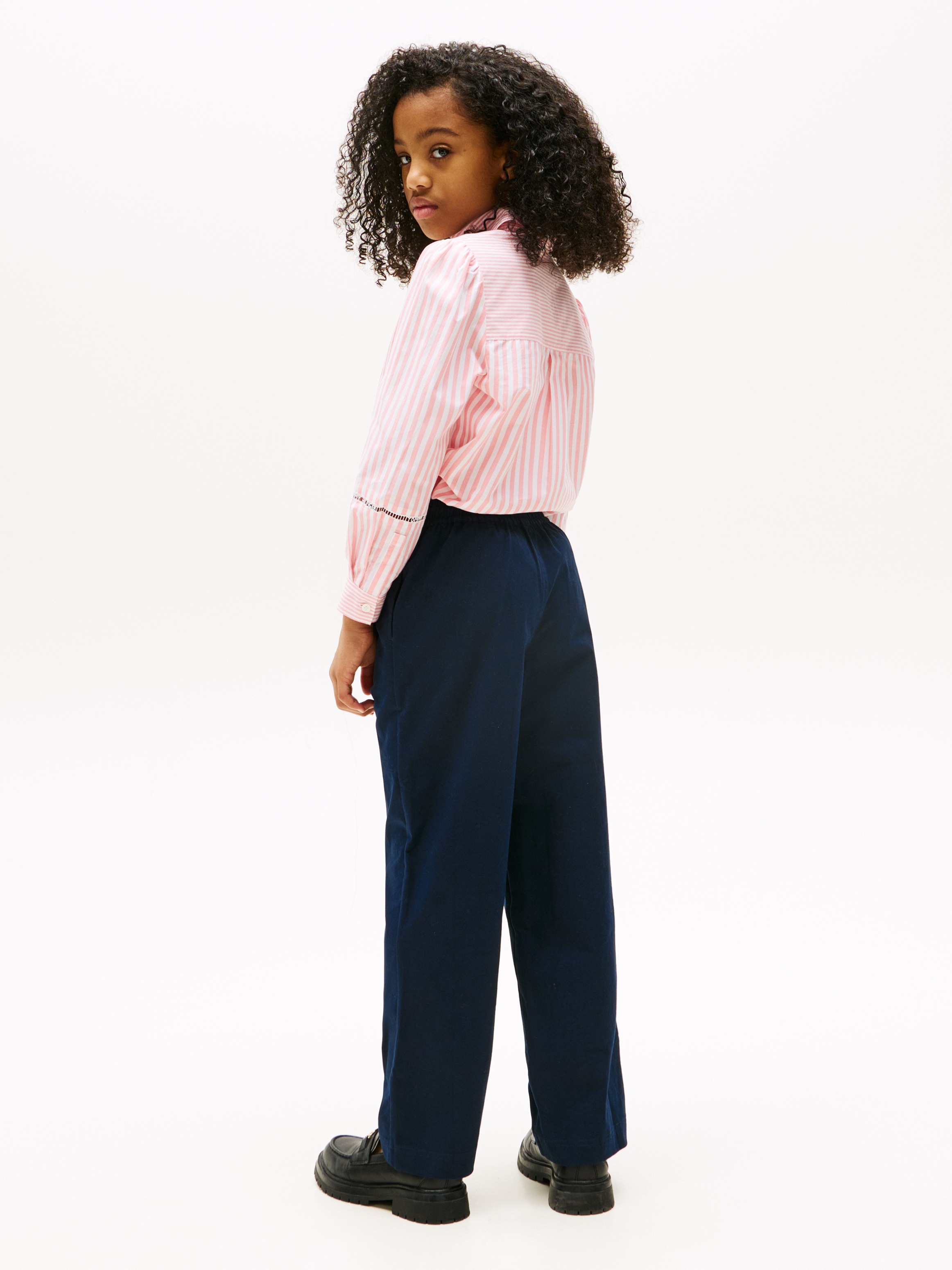 Tommy Hilfiger Bundfaltenhose »PLEATED STRAIGHT LEG PANT«, für Kinder bis 16 Jahre, mit Bundfalten