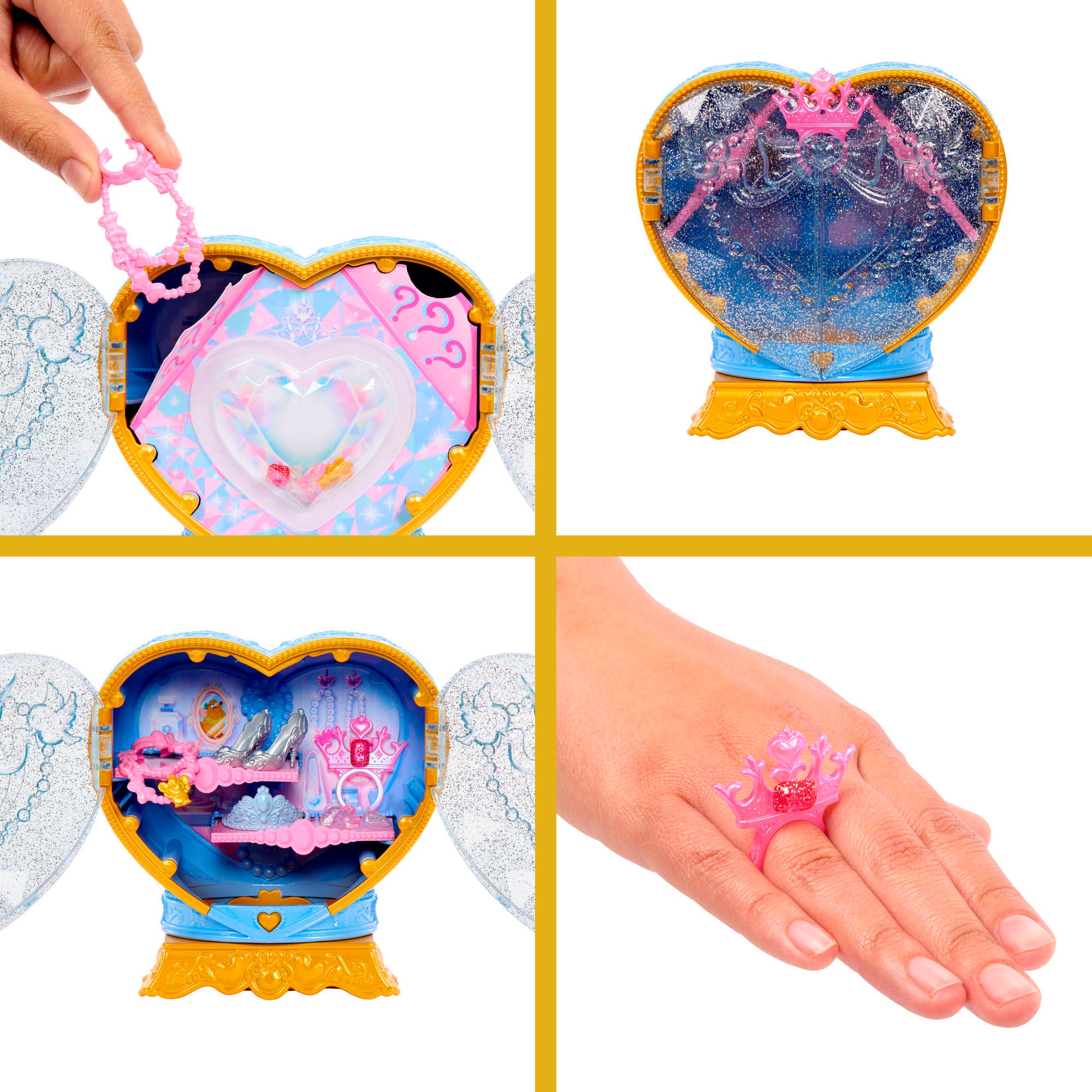 Mattel® Anziehpuppe »Disney Prinzessin, Juwel Reveal Cinderella Puppe«