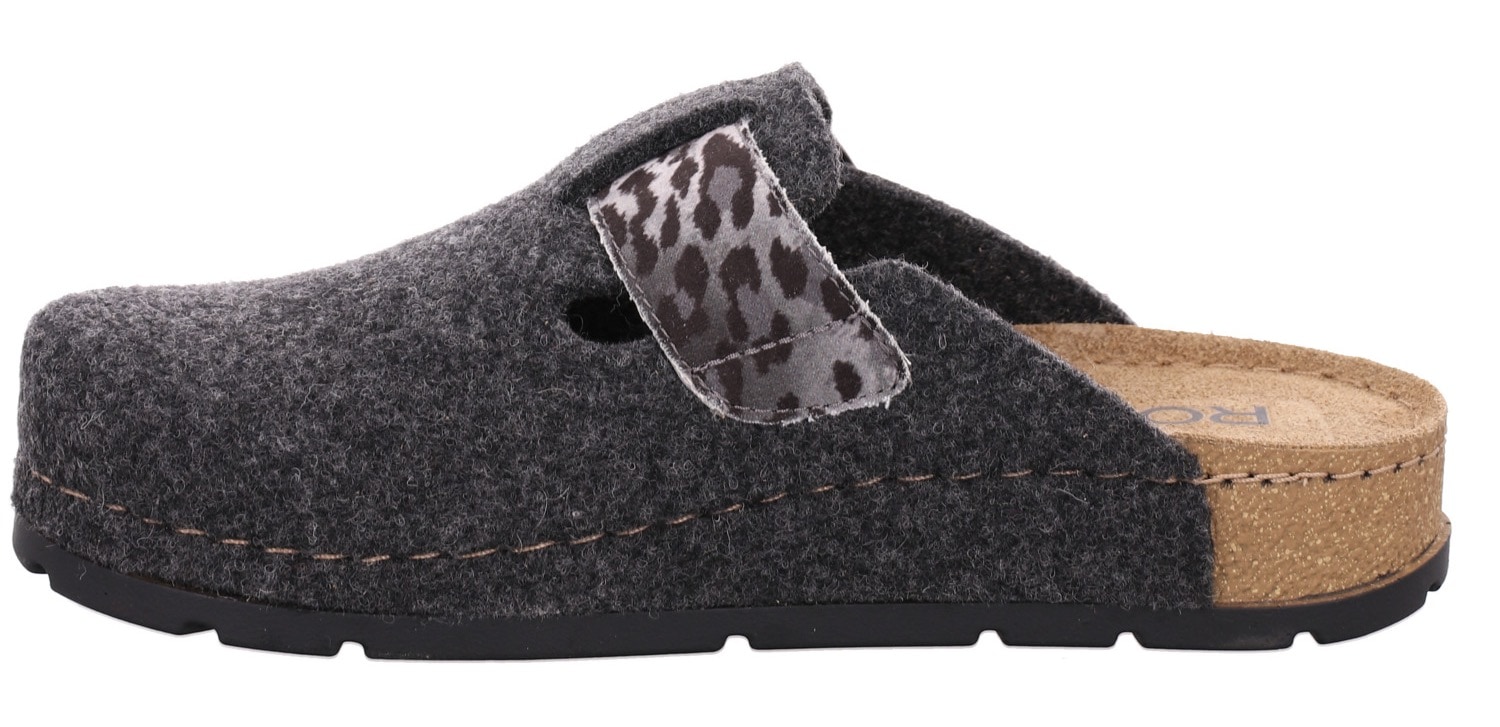 Rohde Pantoffel »SOAVE«  Hausschuh, Schlappen, Clog, Homeslipper mit Plateausohle