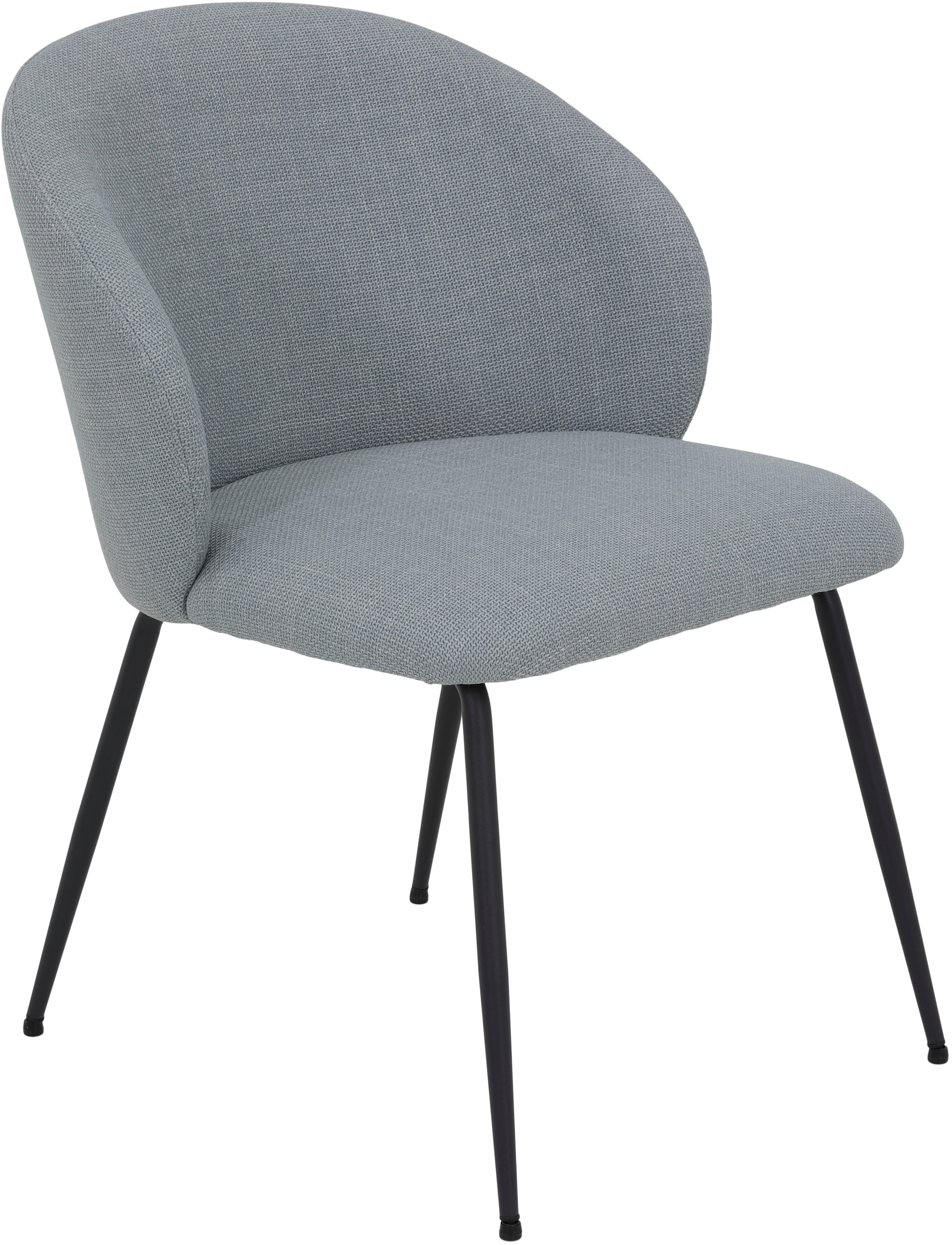 HELA 4-Fußstuhl »GRAZ, Esszimmerstuhl«, (Set), 2 St., Webstoff, XL-Sitzbreite,4-Fuß,Rundrohrgestell,140 Kg belastbar, Webstoff