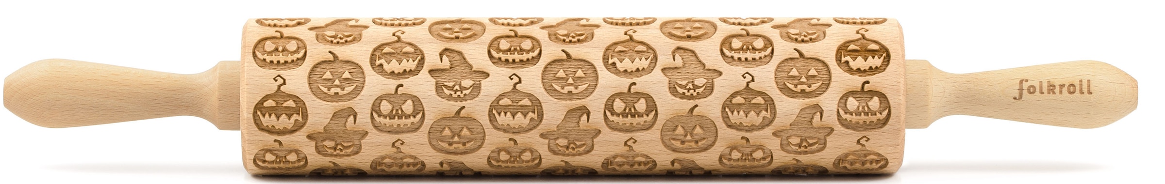 folkroll Teigroller »3D-Motiv-Teigrolle« Halloween