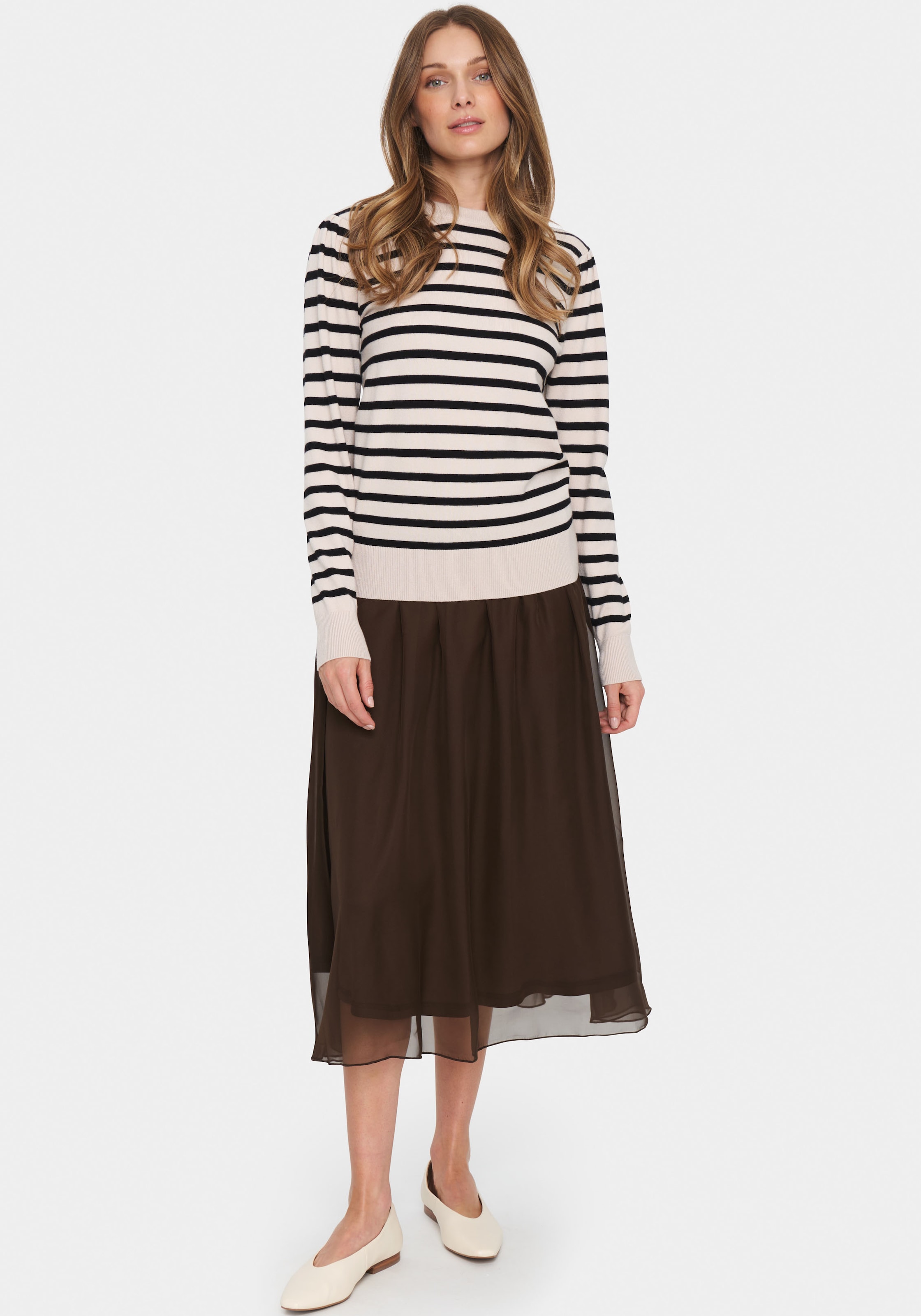 Saint Tropez Rundhalspullover »FikamSZ LS«