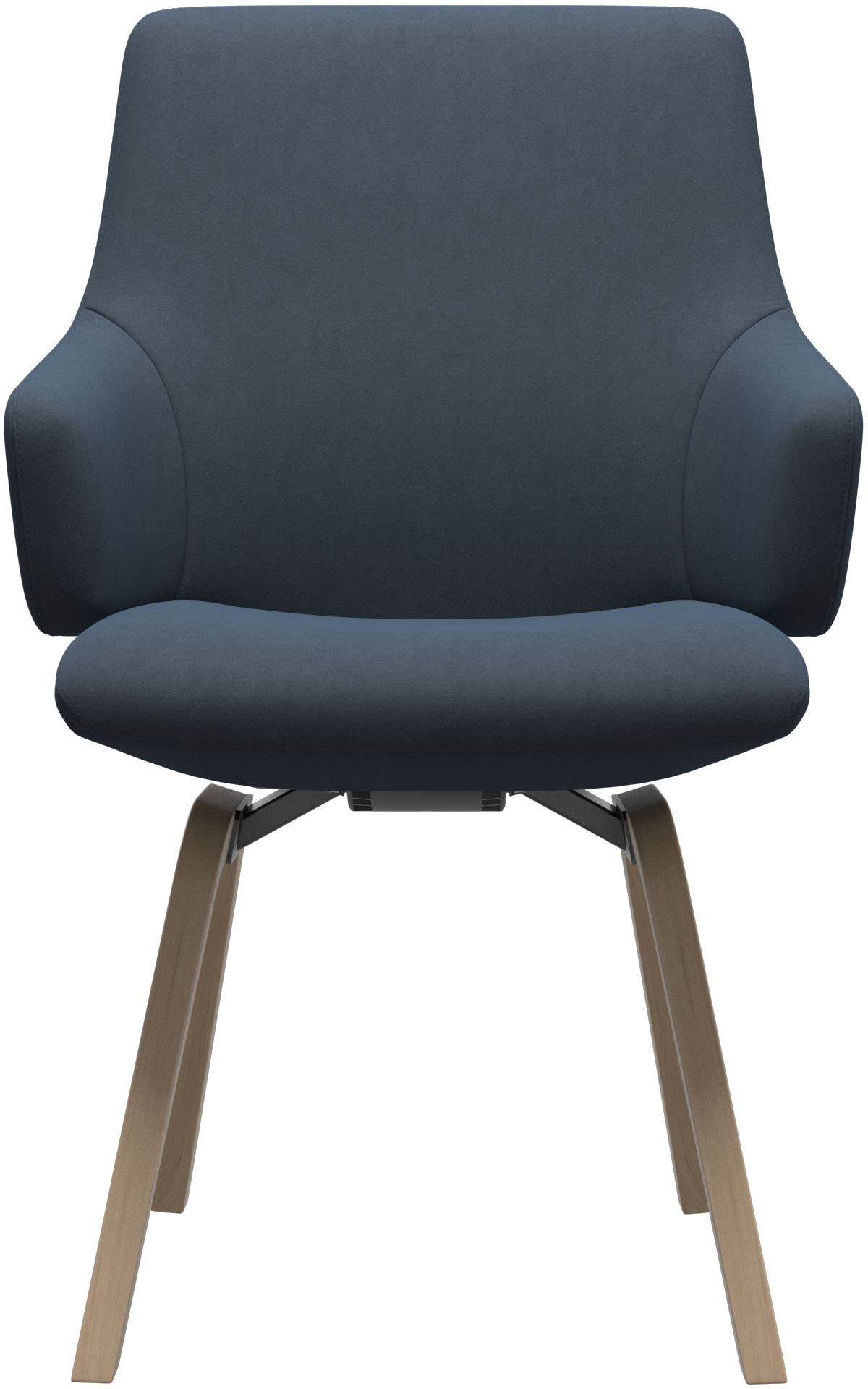 Stressless® Polsterstuhl »Laurel« () Low Back mit Armlehne, Größe L, mit schräggestellten Beinen in Schwarz