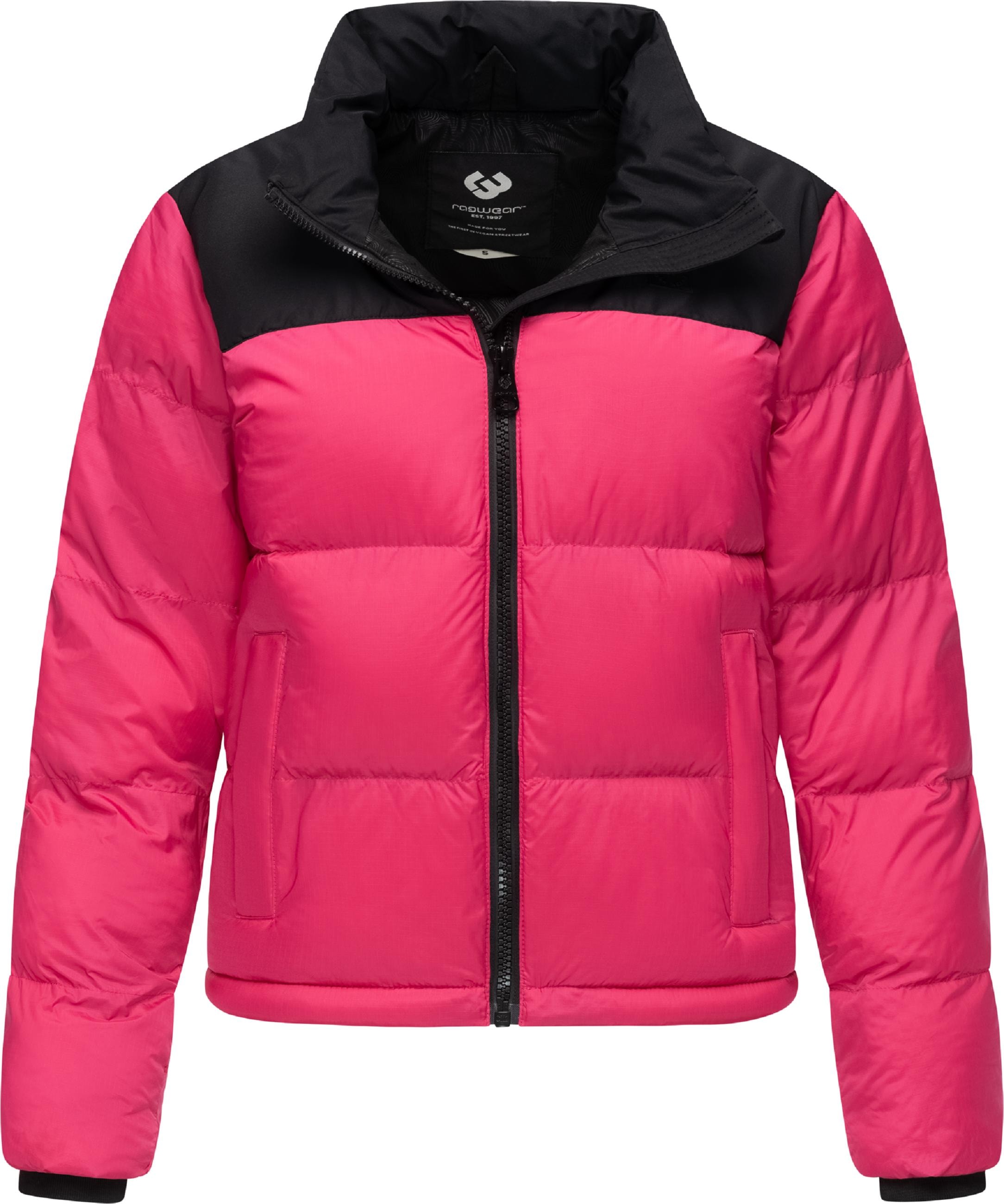 Ragwear, Damen, Steppjacke »Steppjacke Serah«, Fuchsia, 5XL, Fuchsia, Warme Damen Steppjacke mit hohem Stehkragen