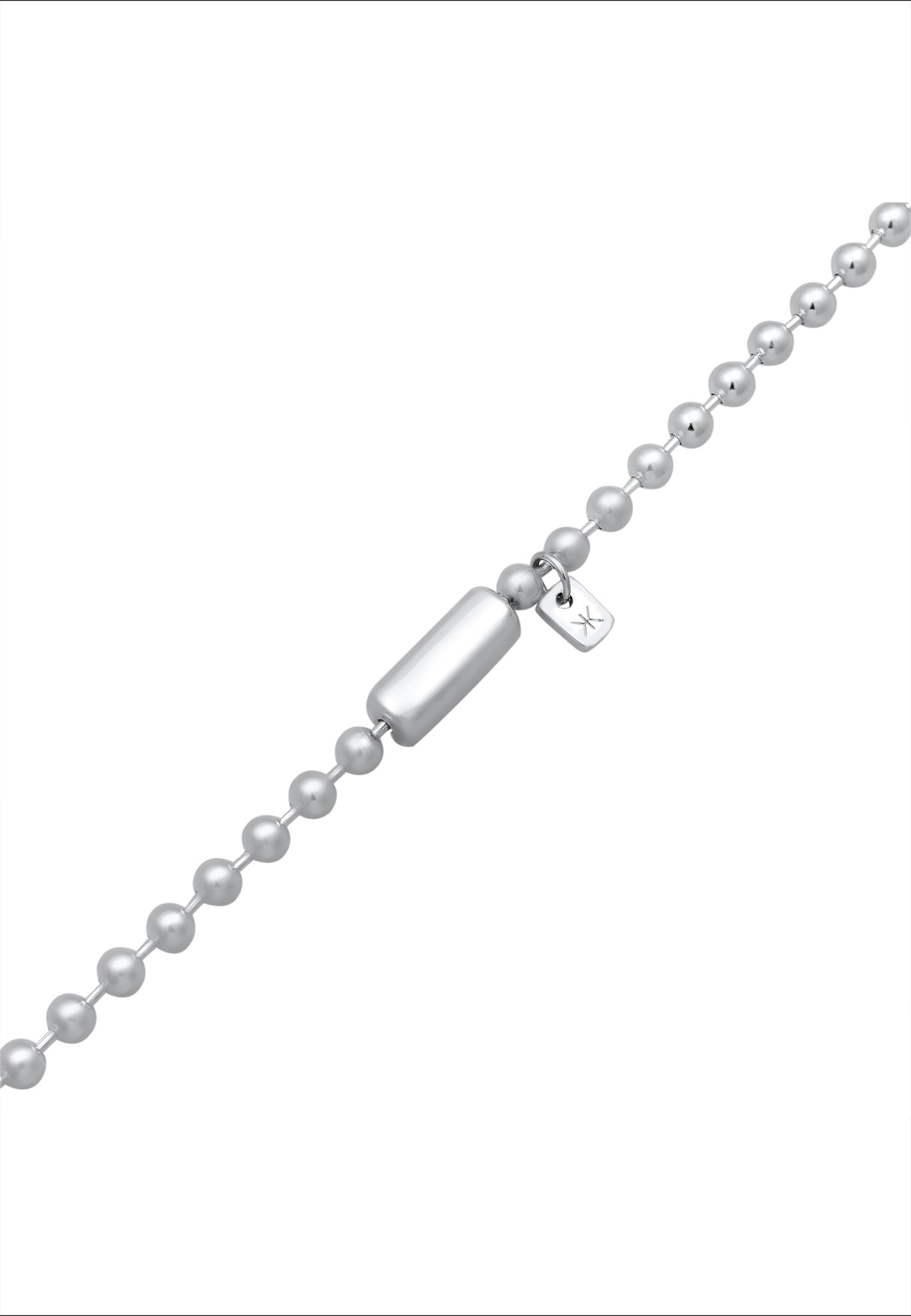 Kuzzoi Silberkette »Halskette Basic Kugeln 925 Sterling Silber«