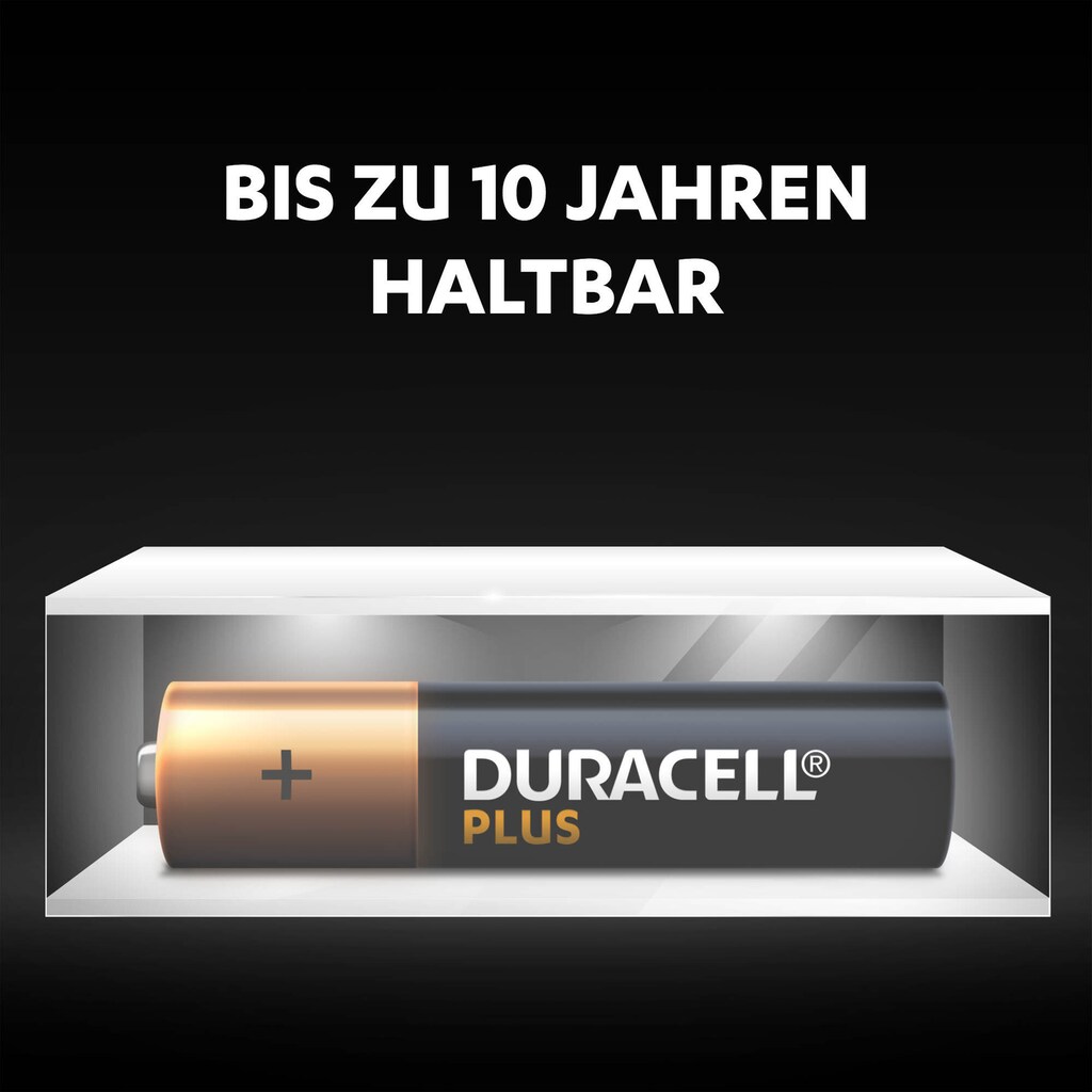 Duracell Batterie »16er Pack Plus«, LR03, 1,5 V, (Packung, 16 St.), AAA Battrie Set