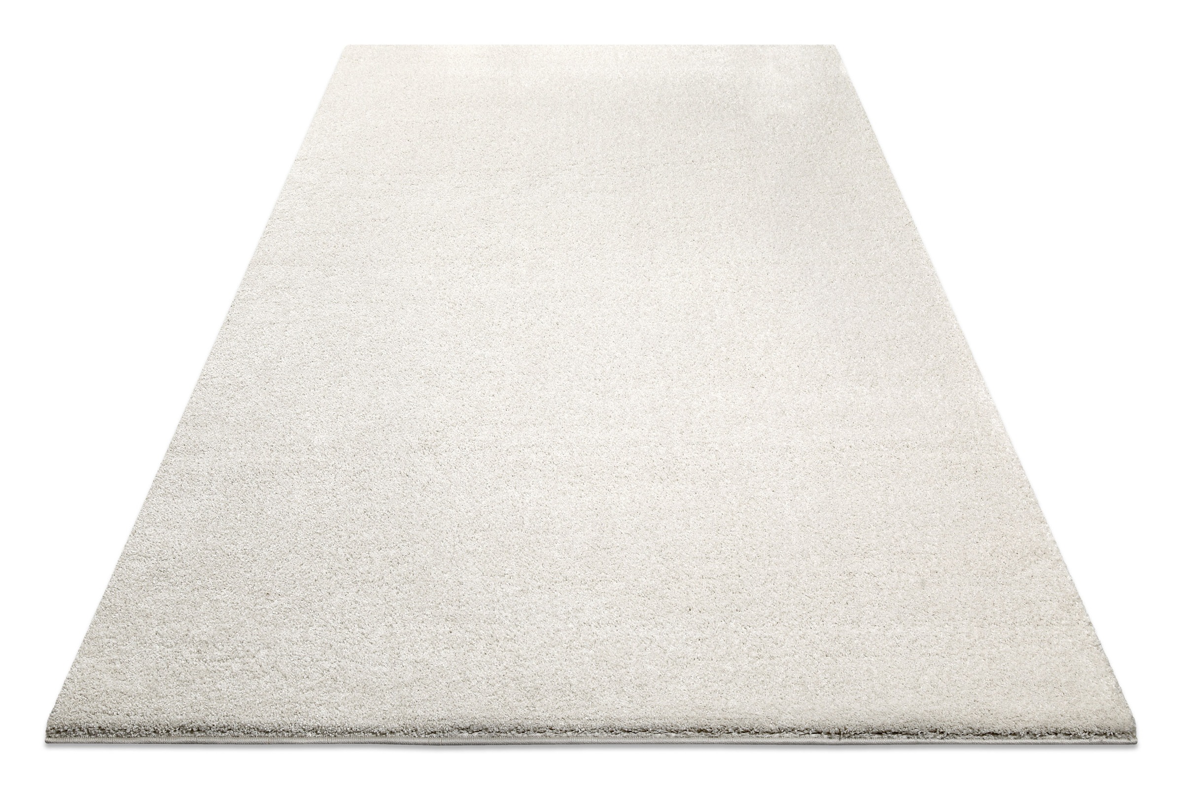 Wecon home Teppich »Wogh« rechteckig 25 mm Höhe Kurzflor, maschinell gewebt, robust, Wohn- & Schlafzimmer, einfarbig