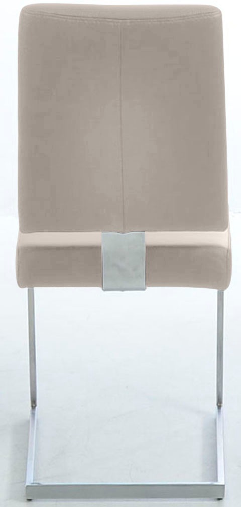 K+W Komfort & Wohnen Freischwinger, Leder Longlife BRONCO, stabiles Hochkantgestell, in Leder oder Microfaser
