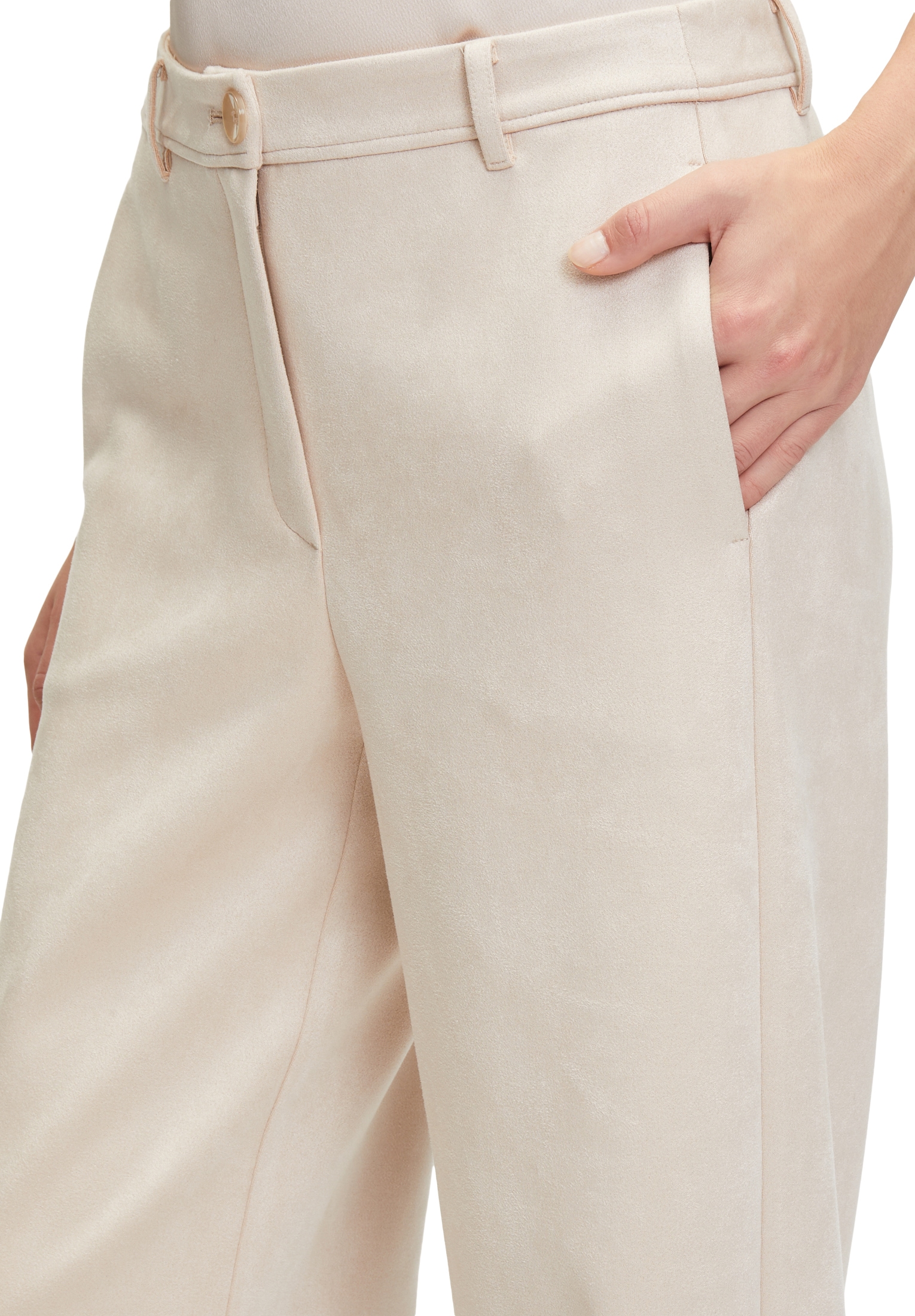 Betty&Co Stoffhose »Stoffhose mit weitem Bein«