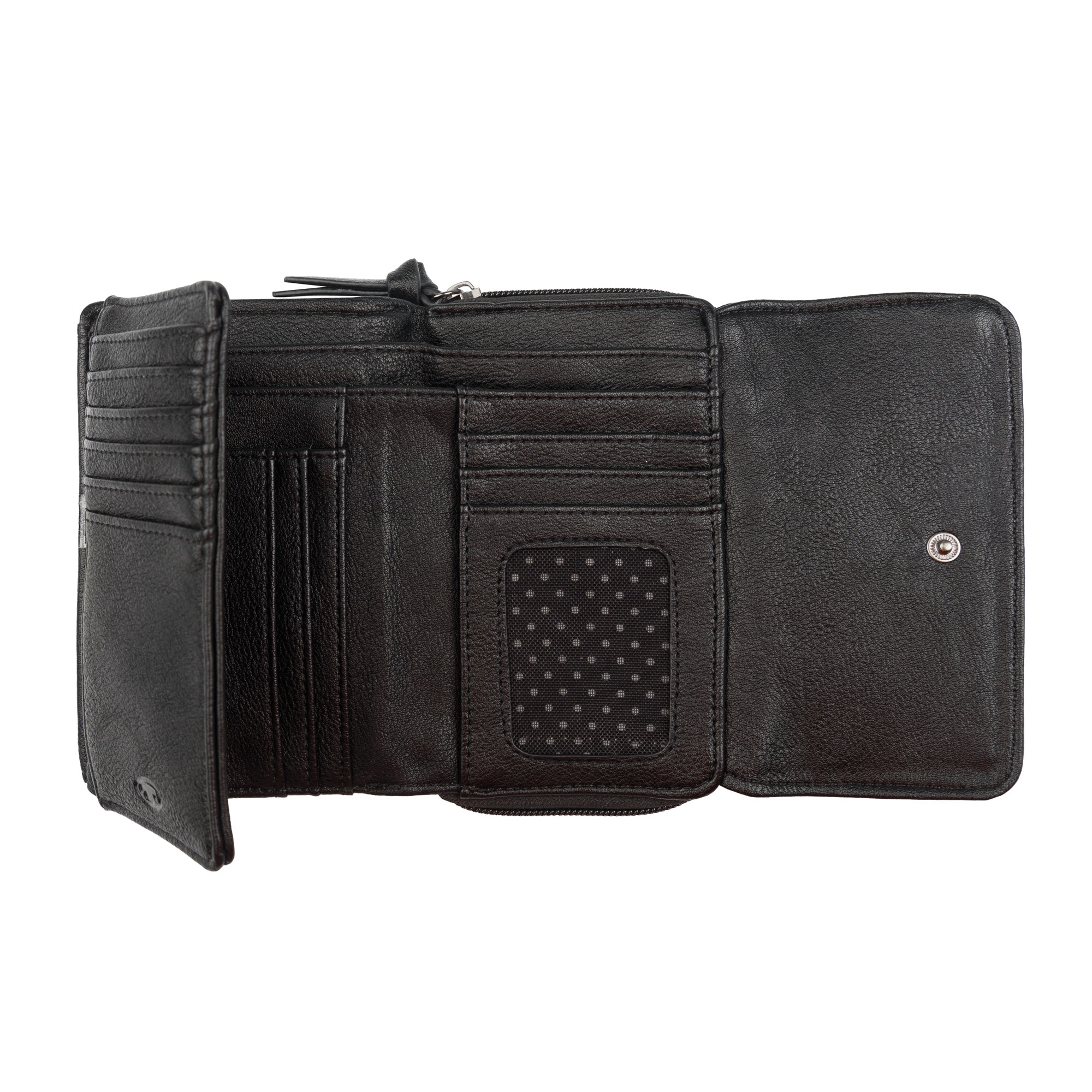 TOM TAILOR Geldbörse »Juna« aus soft genarbtem ledrigen Material mit glänzenden Metall-Accessoires