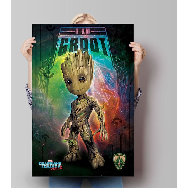 Reinders! Poster »Poster Guardians Of The Galaxy Vol.2 Ich bin Groot«,  Film, (1 St.) auf Rechnung kaufen