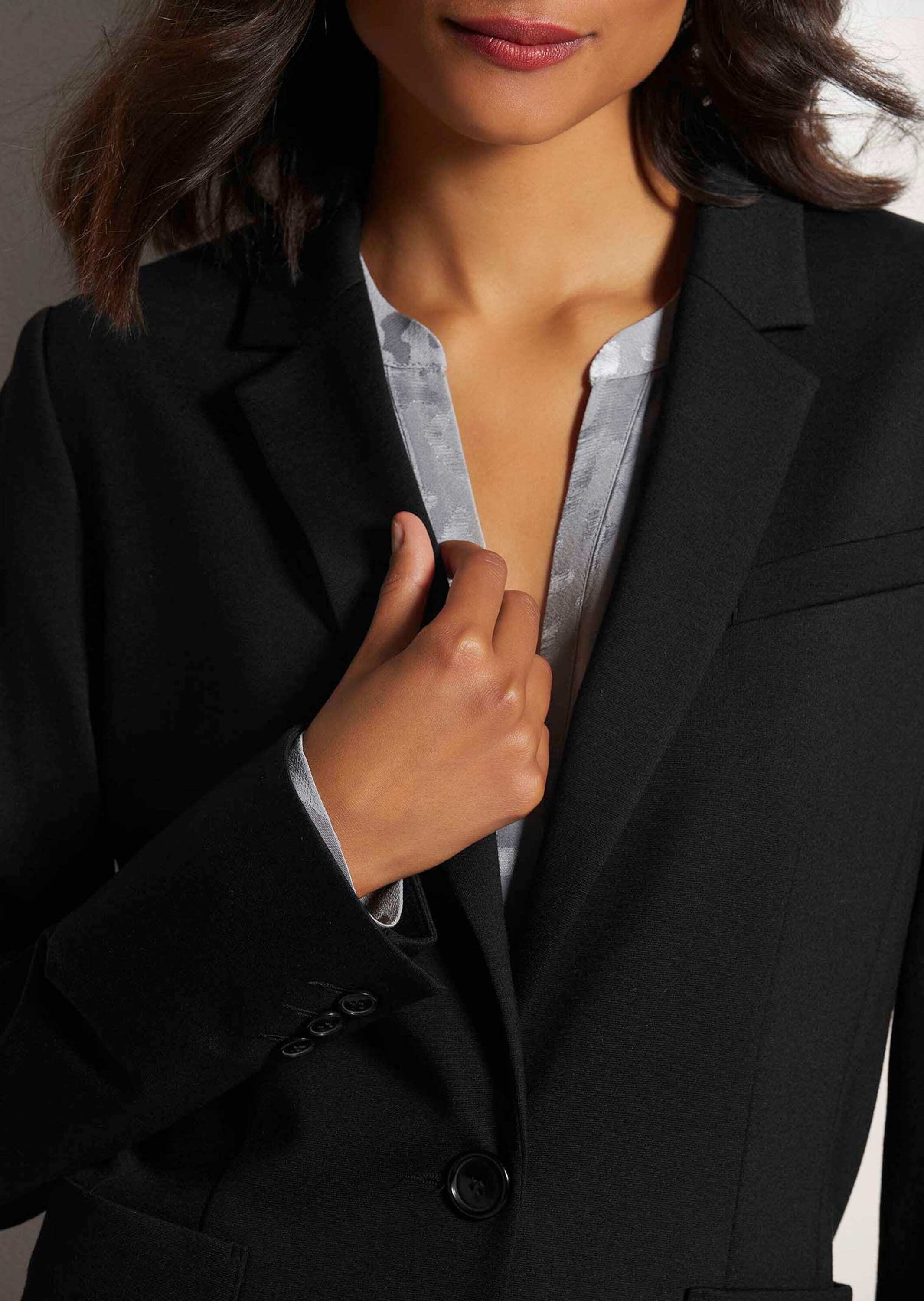MADELEINE Jackenblazer »Blazer Langer Jersyblazer mit Revers«