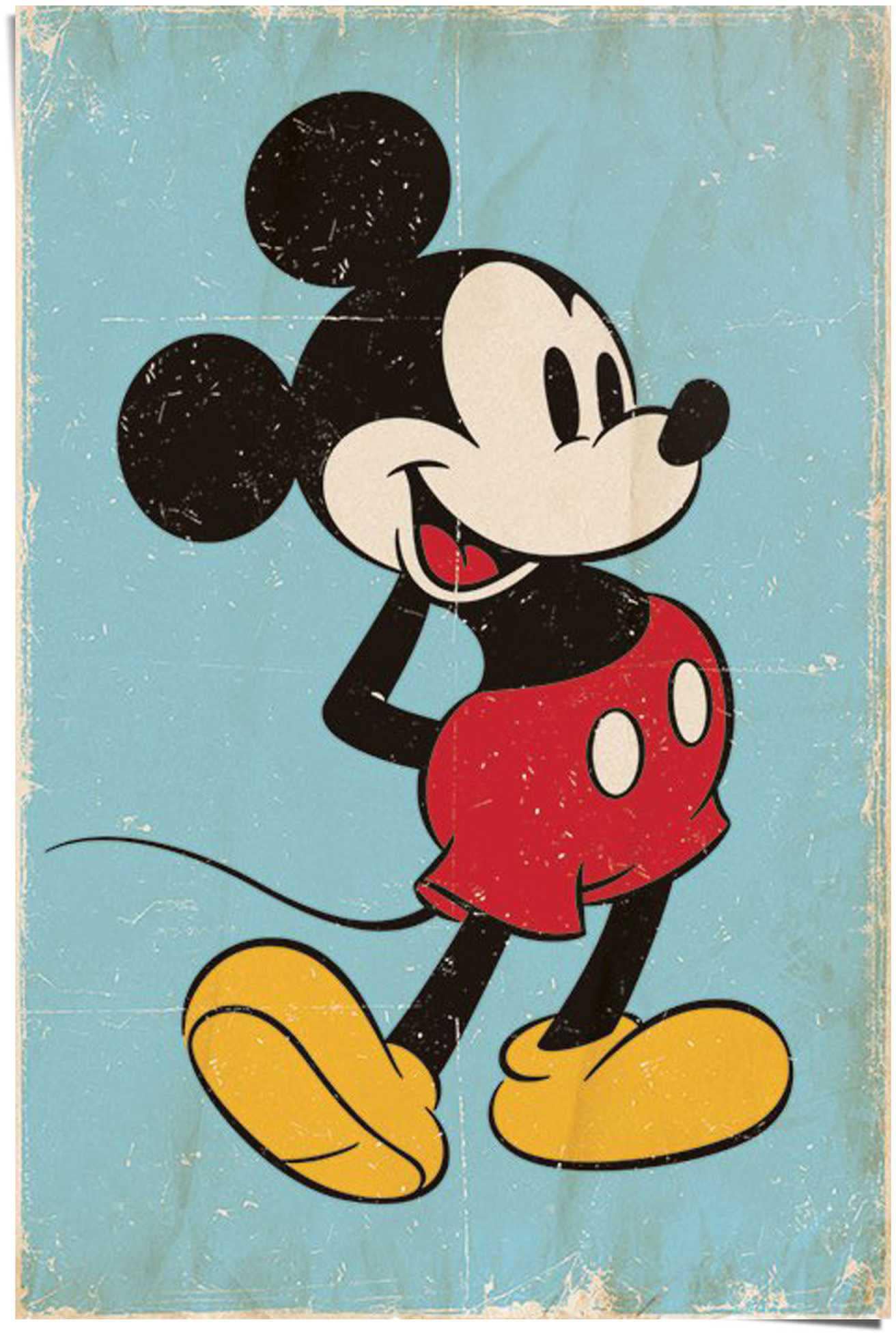 Reinders! Poster »Mickey Mouse retro«, (1 St.) auf Raten kaufen