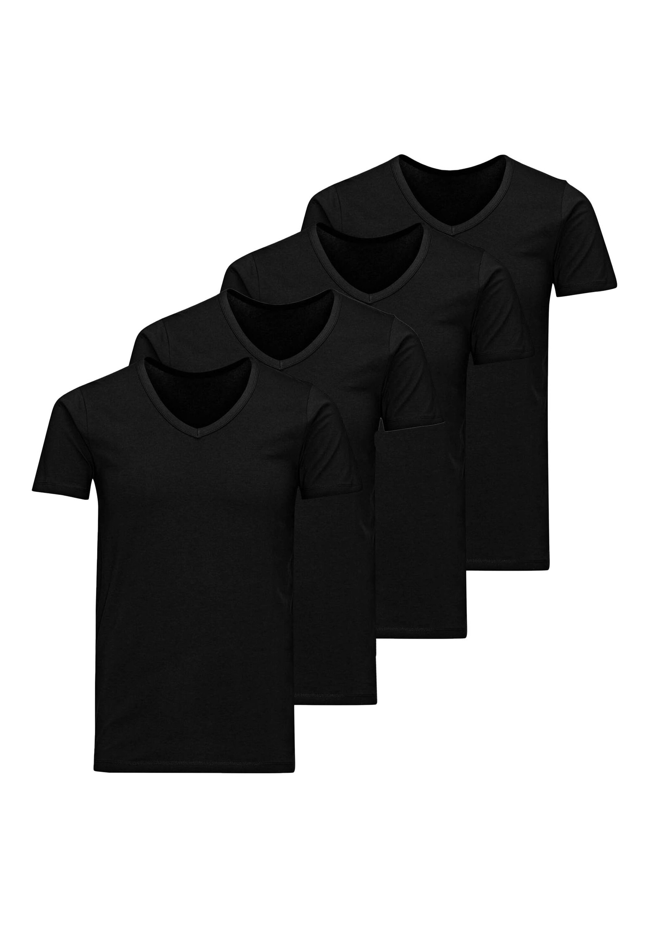 T-Shirt »T-Shirt JACBASIC V-NECK TEE 2PK 2er Pack«