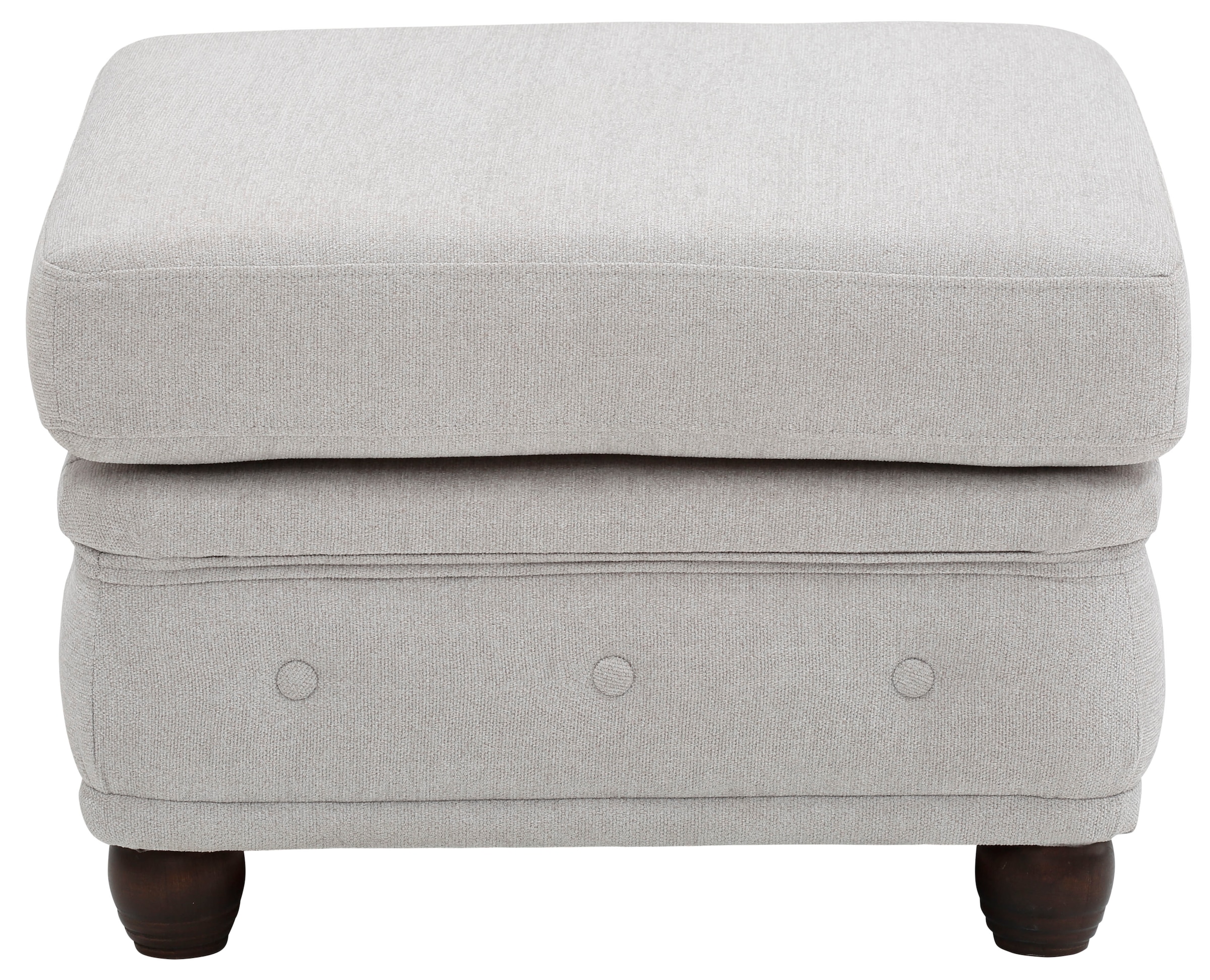 Home affaire Polsterhocker »New Castle«, passend zur "New Castle"-Serie, B/T/H: 75/70/45 cm