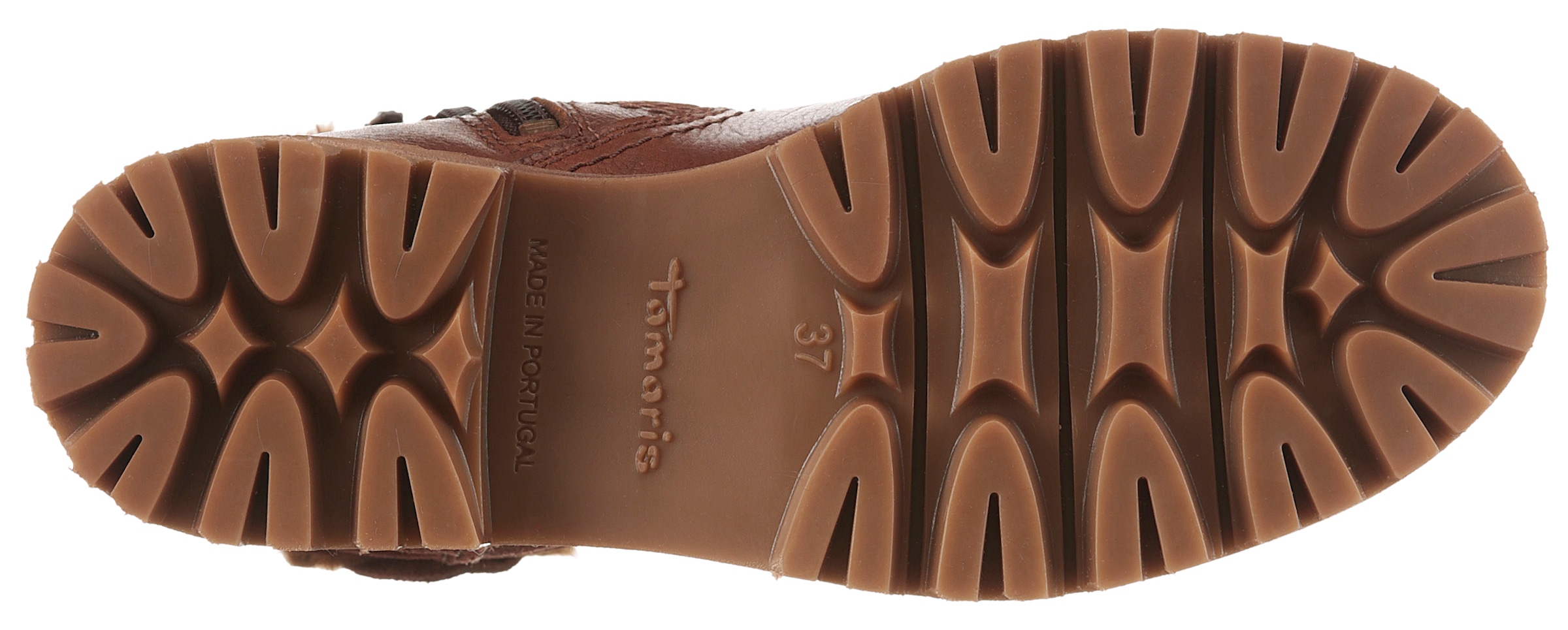 Tamaris Winterstiefelette  , Blockabsatz, Winterboots mit Falten im slouchy Look