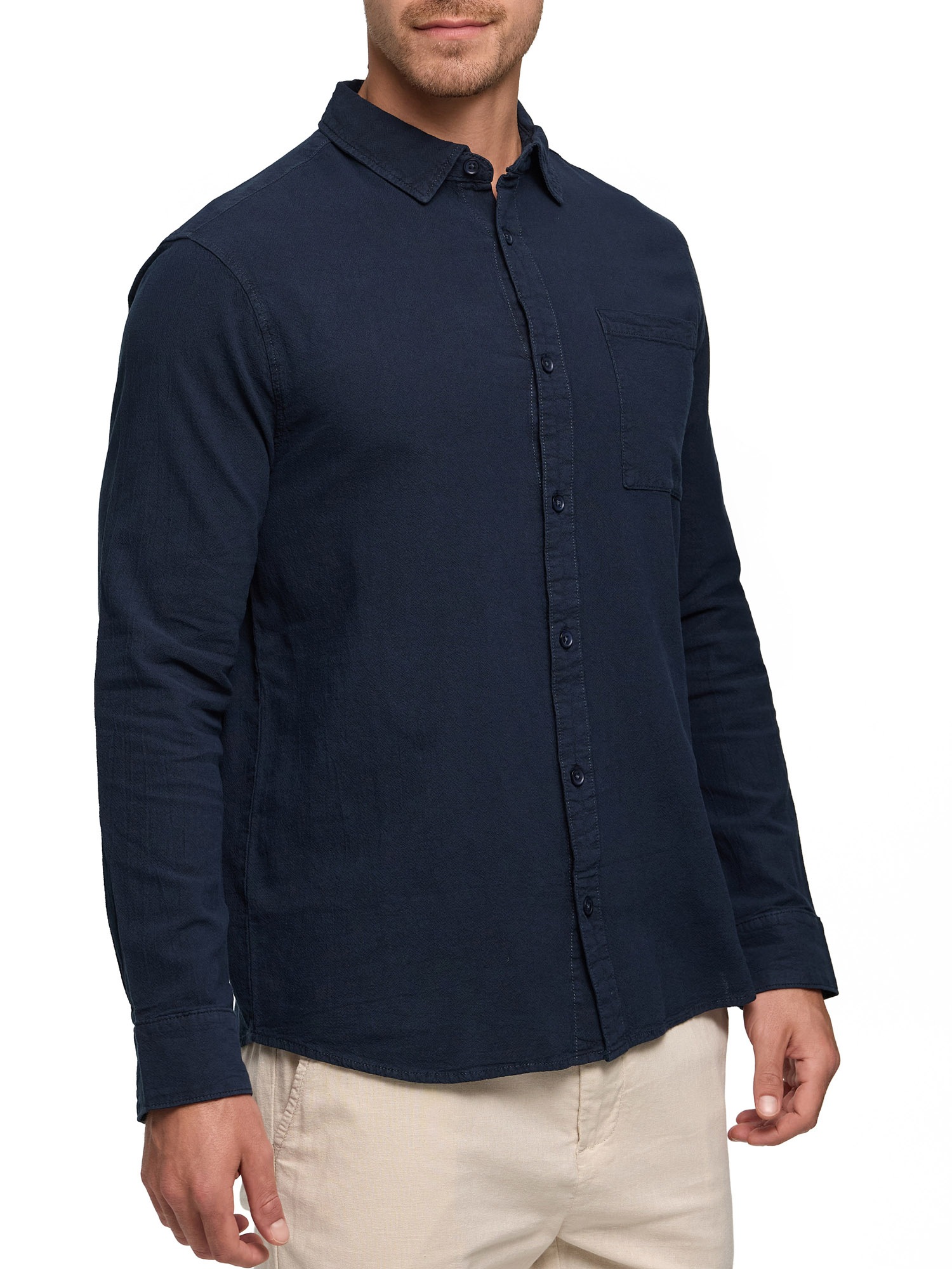 Indicode Langarmhemd »INTrypto Long Sleeve«