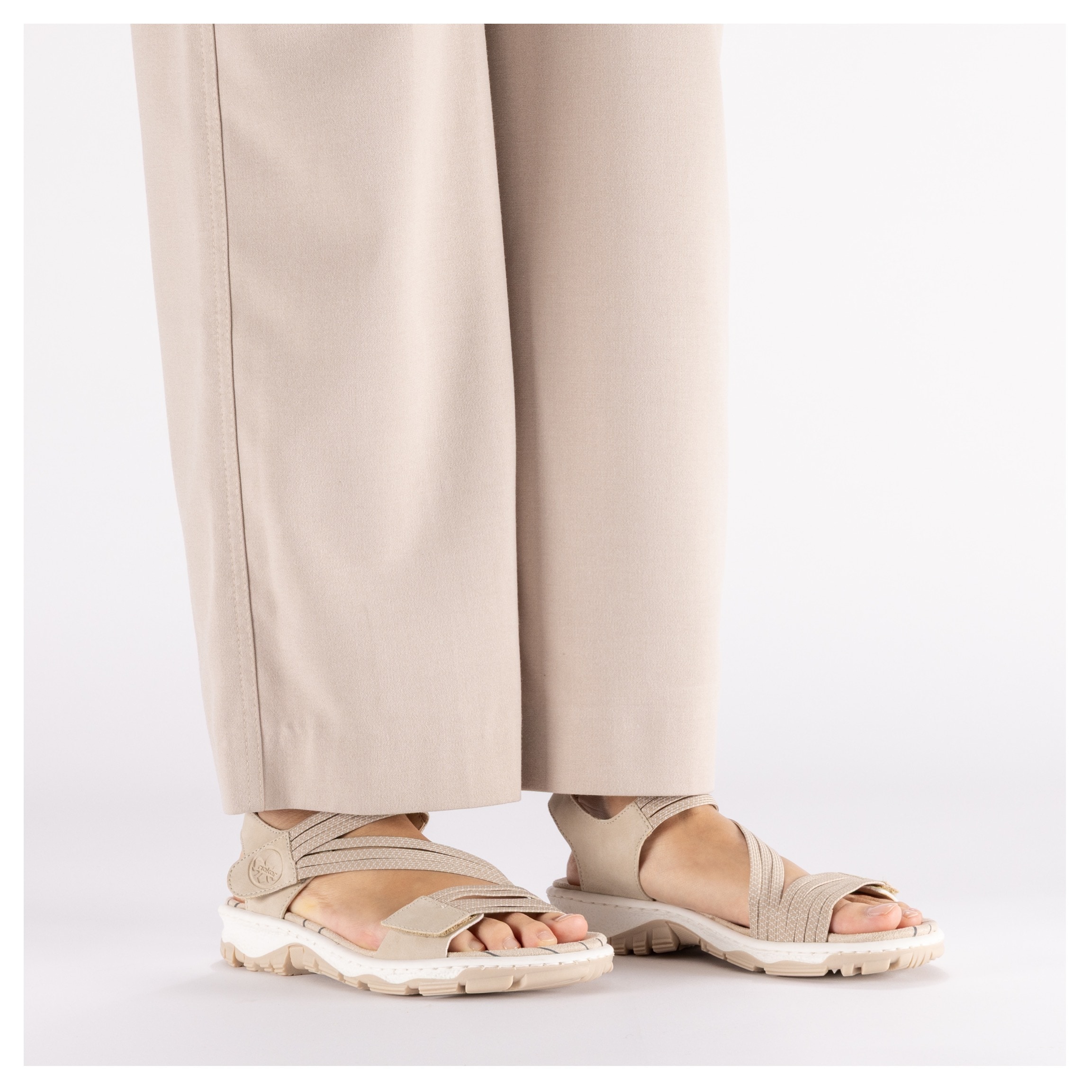 Rieker Riemchensandale  Sommerschuh, Sandalette, Klettschuh, im Sportslook
