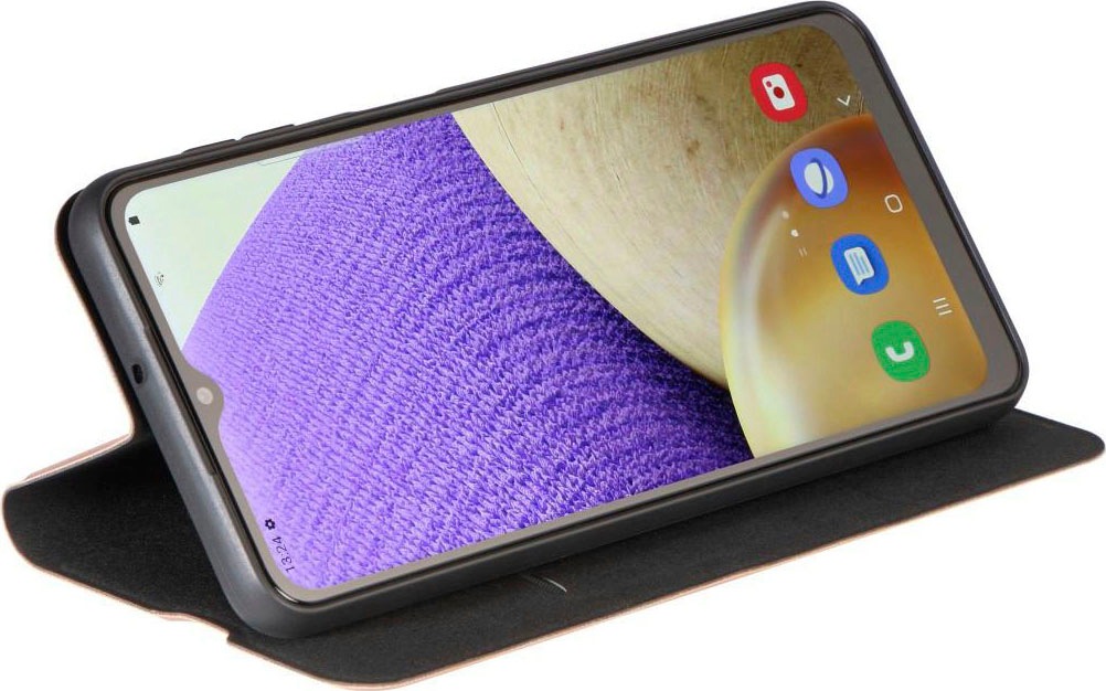 Hama Smartphone-Hülle »Booklet für Samsung Galaxy A32 5G, Farbe rosa, aufstellbar, klappbar«, Samsung Galaxy A32 5G, Mit Standfunktion und Einsteckfach