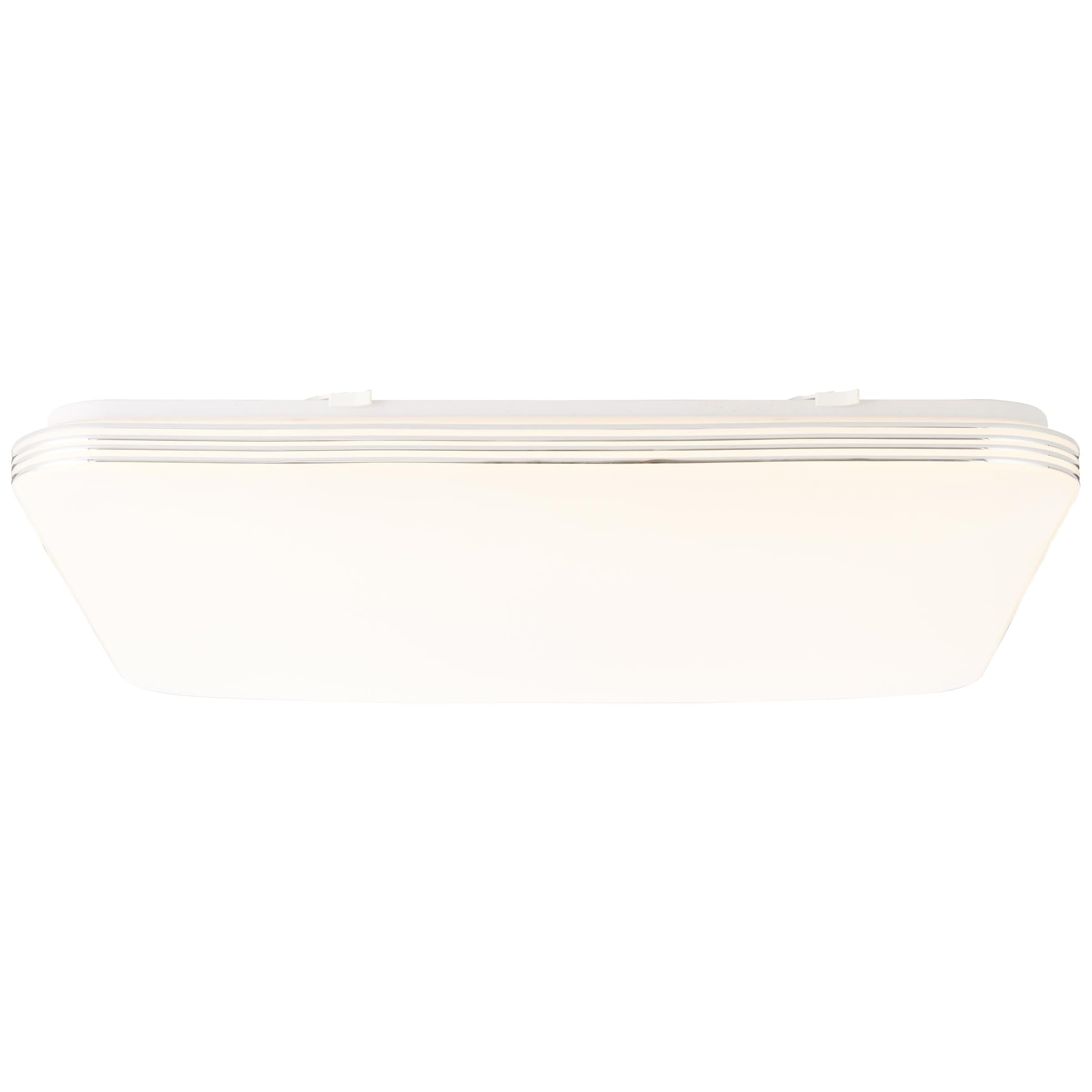 Brilliant Deckenleuchte »Ariella«, 1 flammig, Leuchtmittel LED-Modul | LED fest integriert, LED Wand- und Deckenlampe 54x54cm weiß/chrom