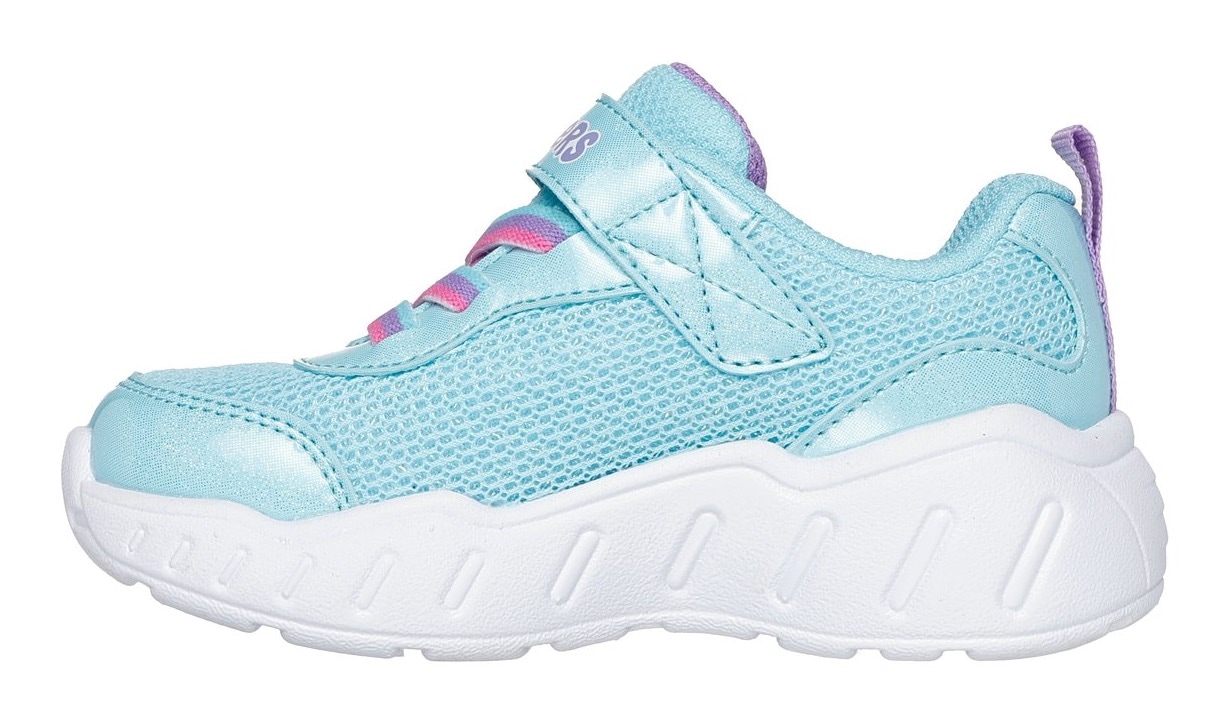 Skechers Lauflernschuh »PLAY SCENE-FUN SQUAD«, Sneaker mit bunten Motiven verziert, Größenschablone zum Download