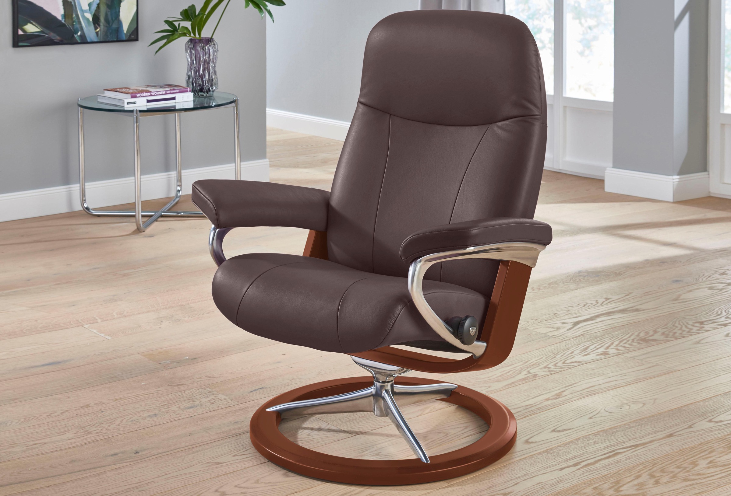 Stressless® Relaxsessel »Garda«, mit Signature Base, Größe L, Gestell Braun