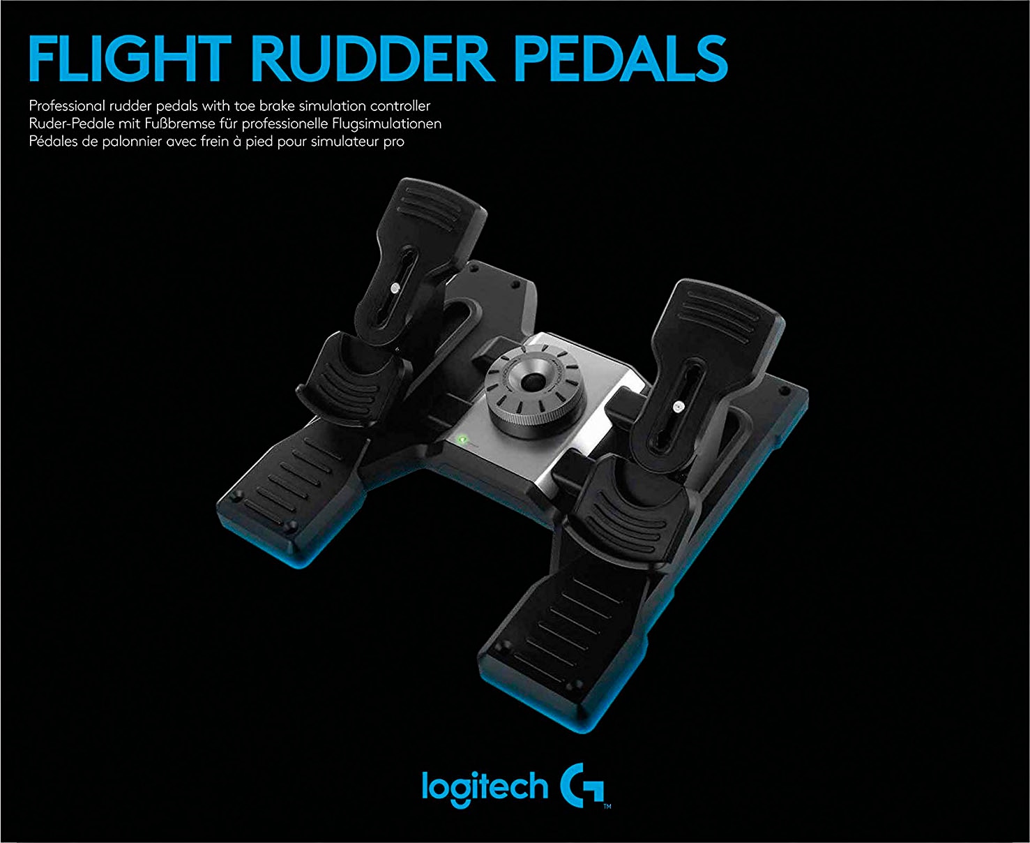Logitech G Gaming-Adapter »Logitech G Saitek Pro Flight Rudder Pedals«, 1,8 cm