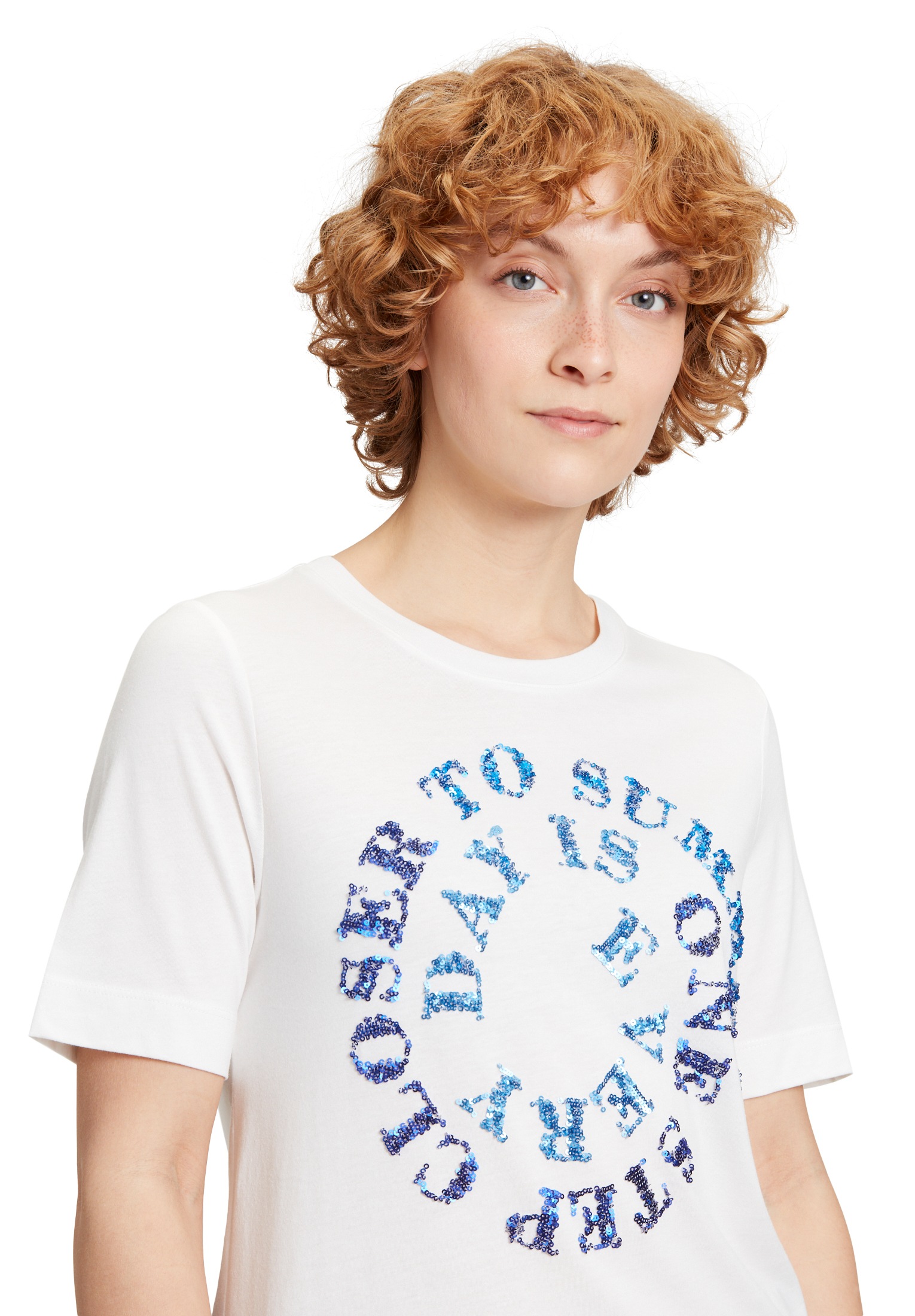 Cartoon T-Shirt »Halbarm-Shirt mit Rundhalsausschnitt«