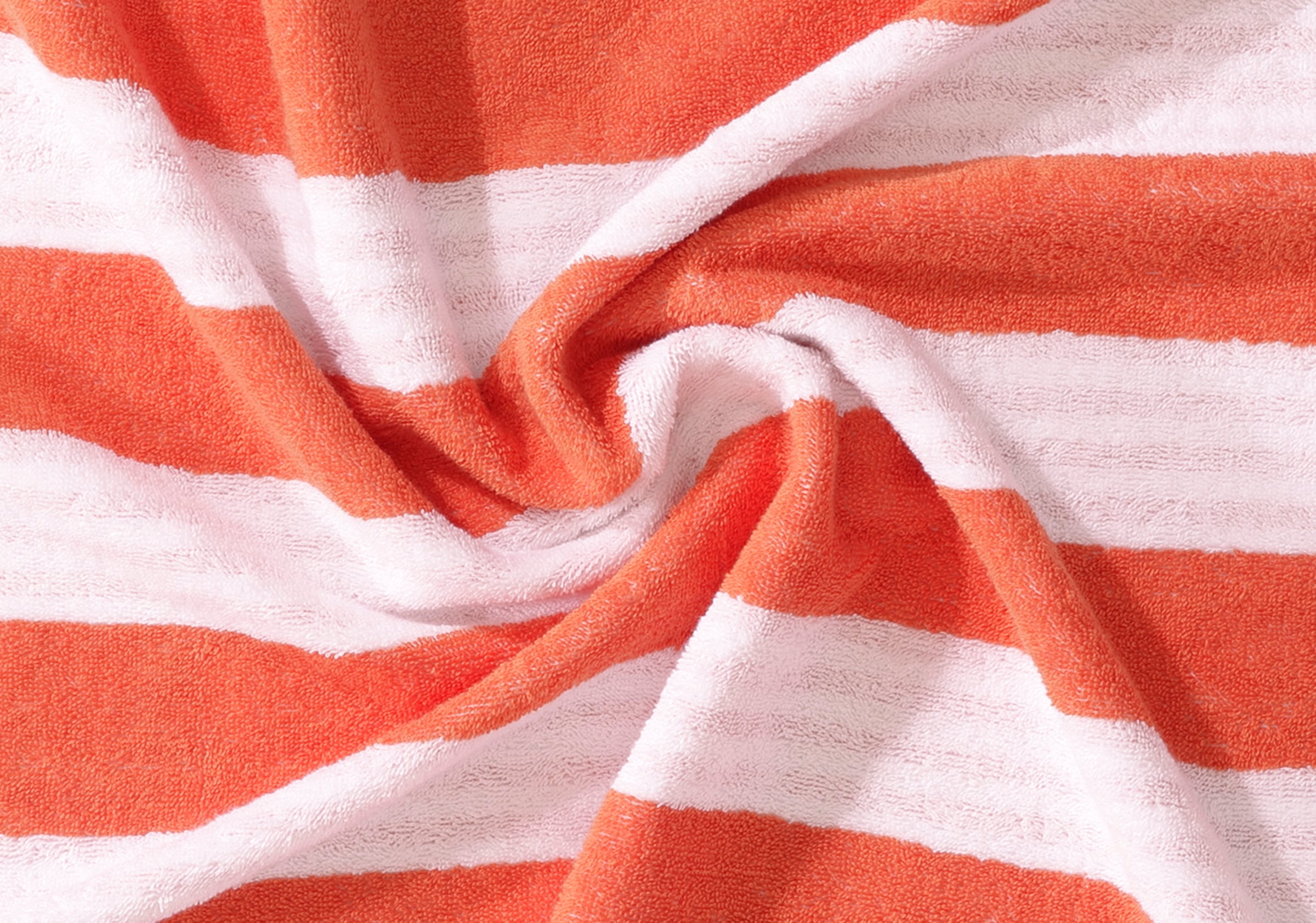 OTTO home Strandtuch »Elenna, 100% Baumwolle, 500 gr/m²« gestreift, Strandtücher 90x180cm, 5 Jahre Garantie