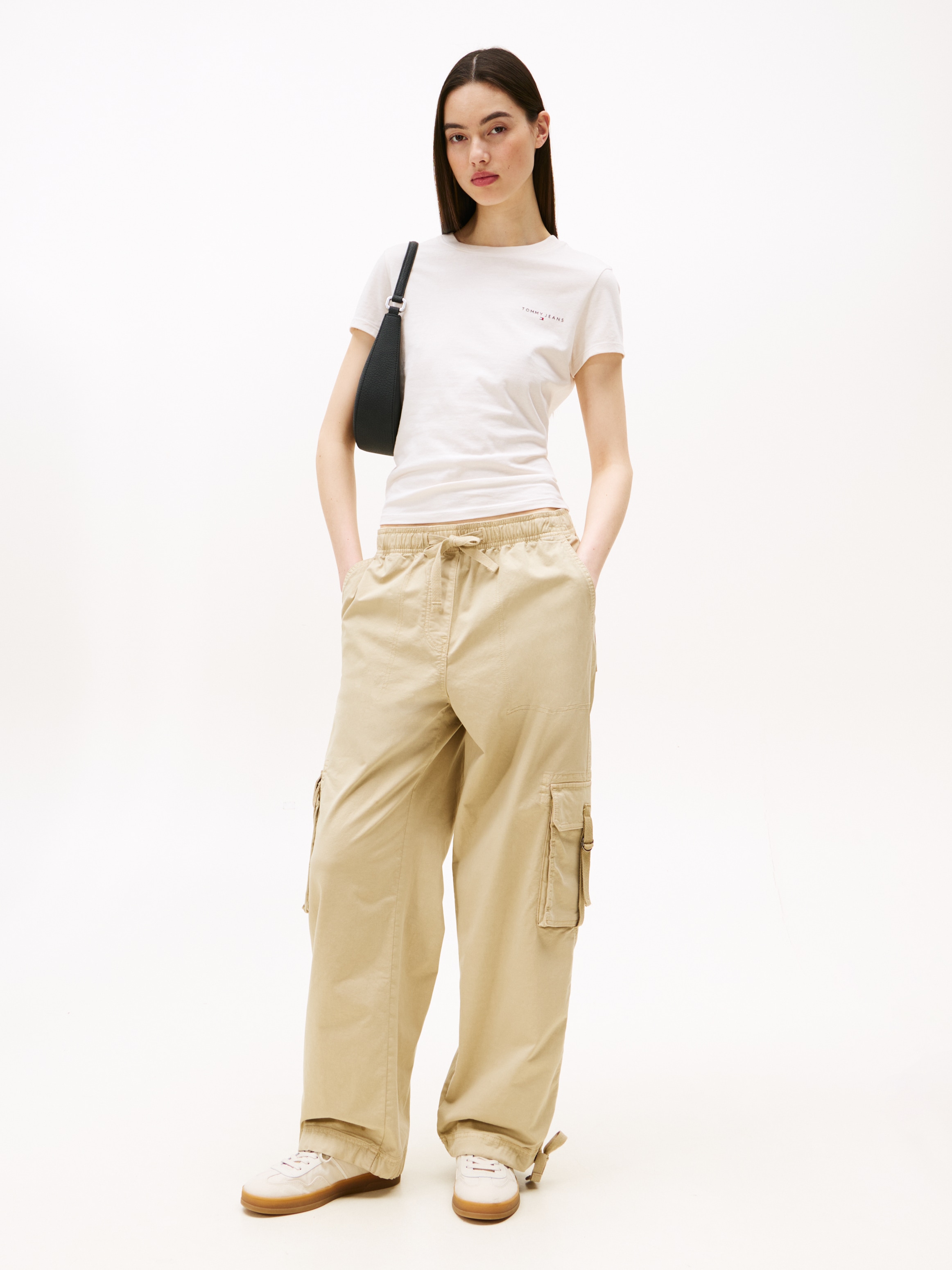 Tommy Jeans Kurzarmshirt »TJW SLIM LINEAR SS TEE EXT«