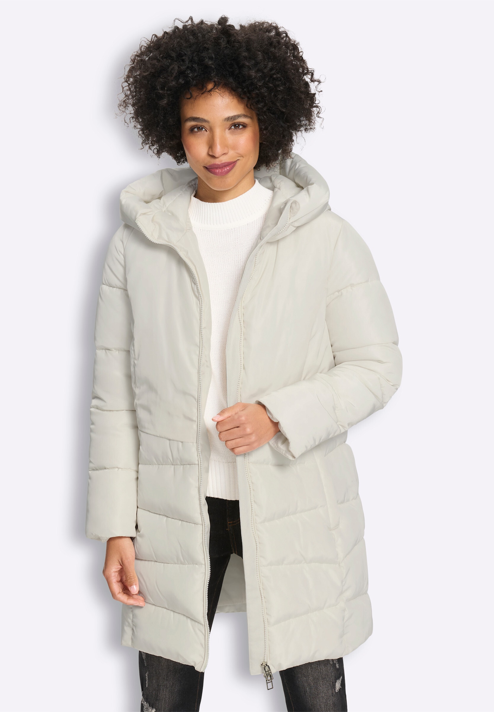 heine Steppjacke »Jacke Steppjacke mit Kapuze« mit Kapuze