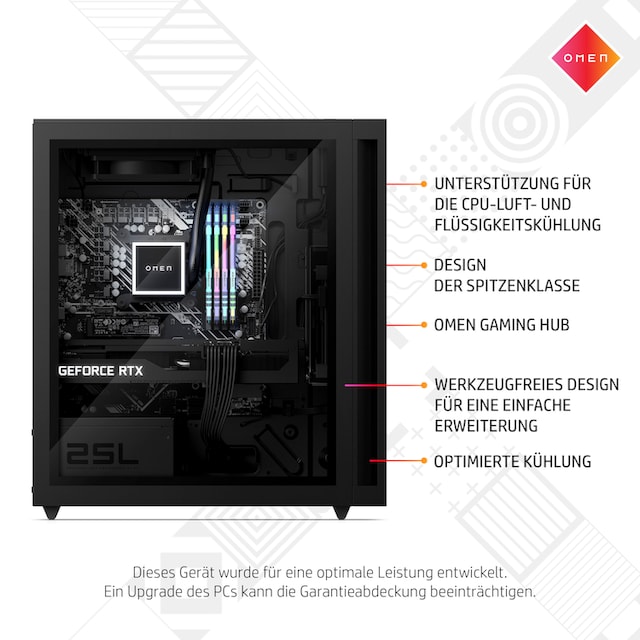 HP Gaming-PC »OMEN GT15-0203ng« ➥ 3 Jahre XXL Garantie | UNIVERSAL