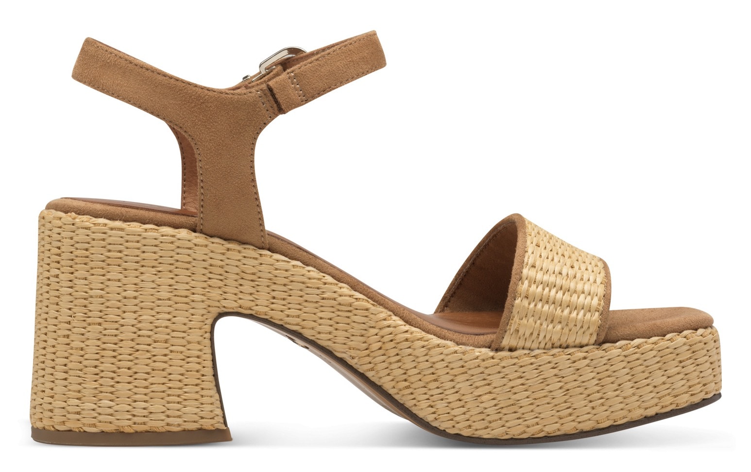 Tamaris Sandalette  , Blockabsatz, Plateau, Riemchensandale mit Touch it-Ausstattung