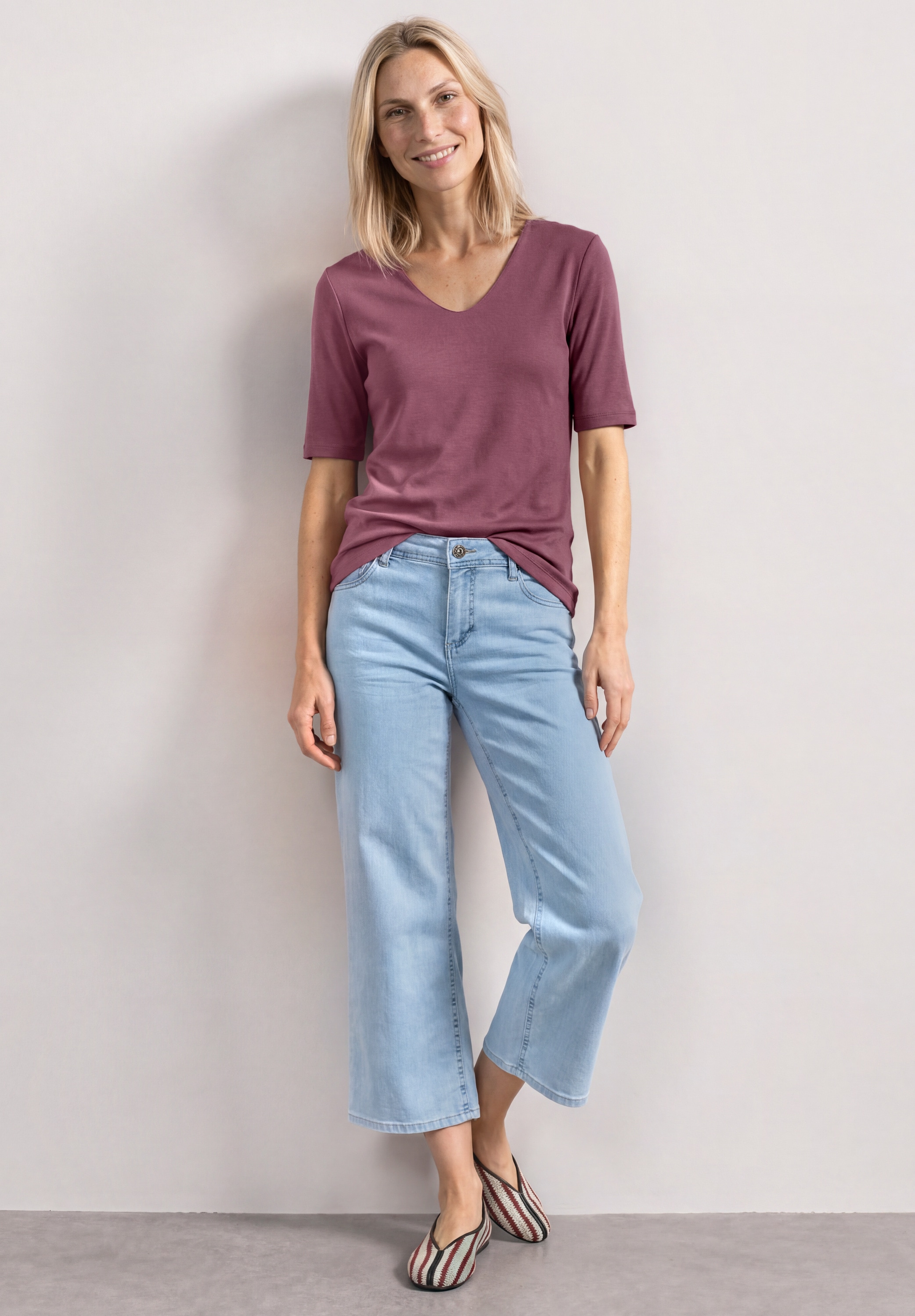 STREET ONE T-Shirt »Style Palmira« im neuen Style Palmira