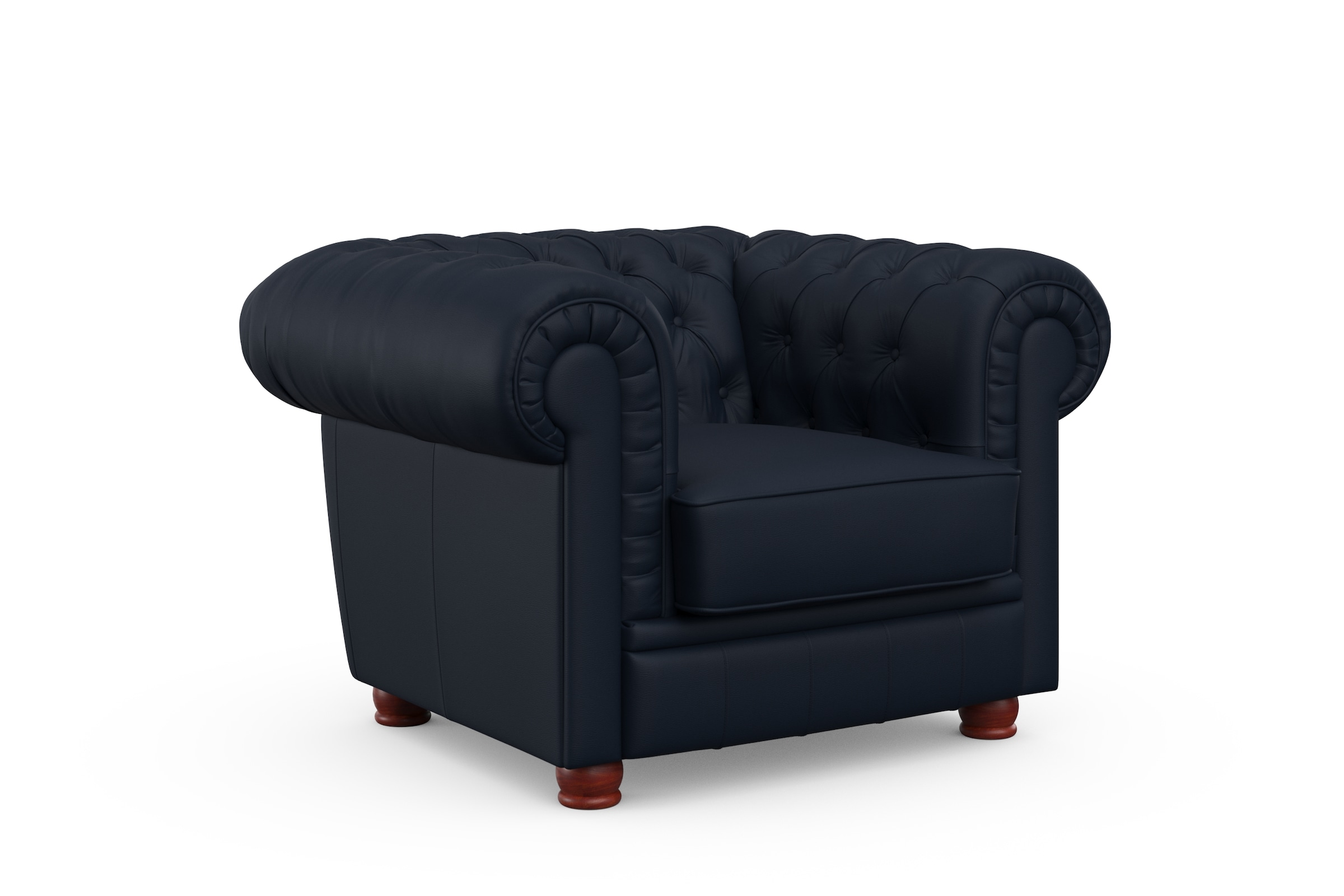 Max Winzer® Chesterfield-Sessel »Kent, Loungesessel, edel und bequem, tolle Detailverarbeitung«, Sessel mit edler Knopfheftung, komfortable Armlehnen, Breite 110 cm
