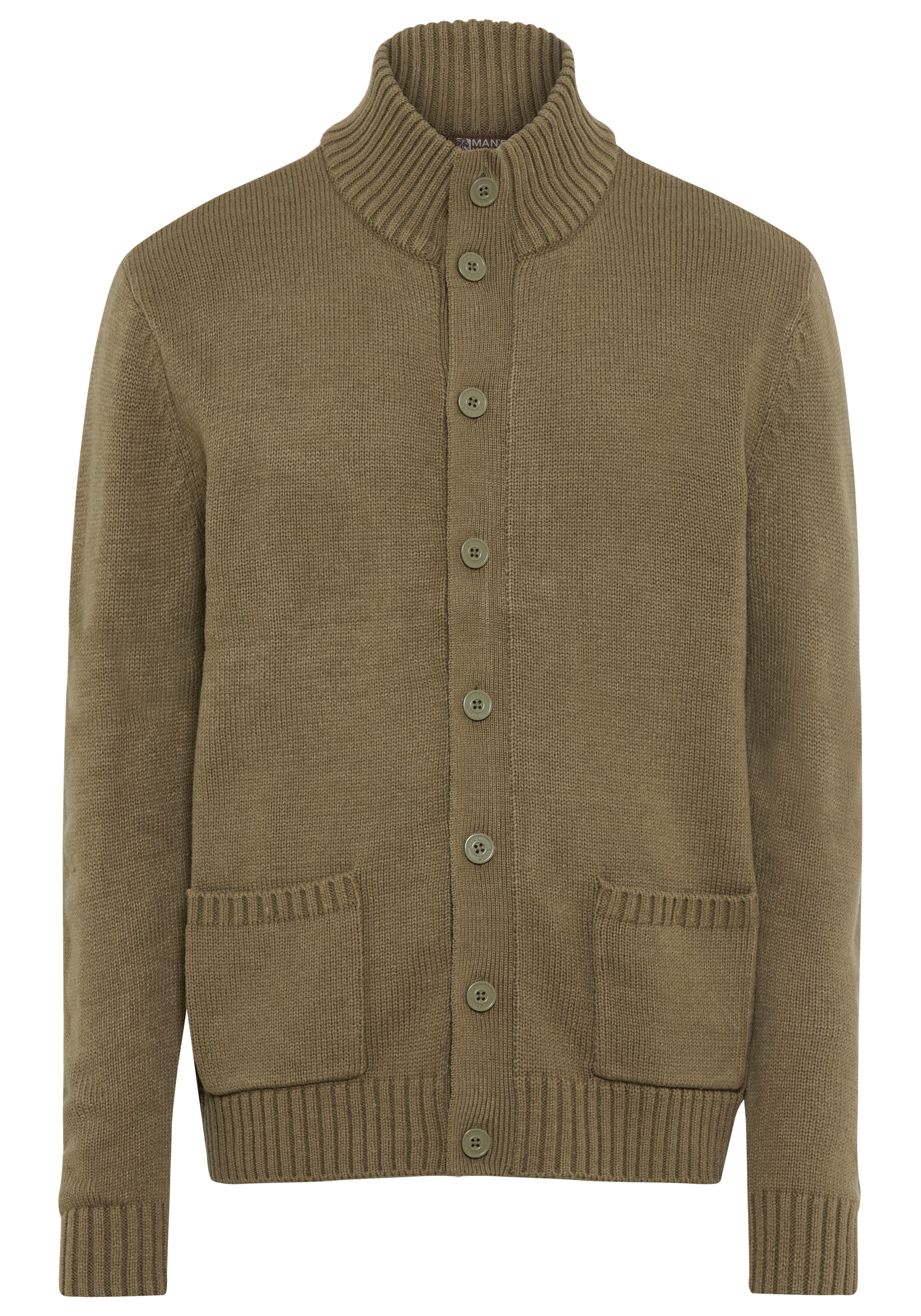Man's World Strickjacke »Neue Kollektion! Highlight mit Knöpfen& Taschen« mit Stehkragen,weicher Griff, Perfekt für die kältere Jahreszeit
