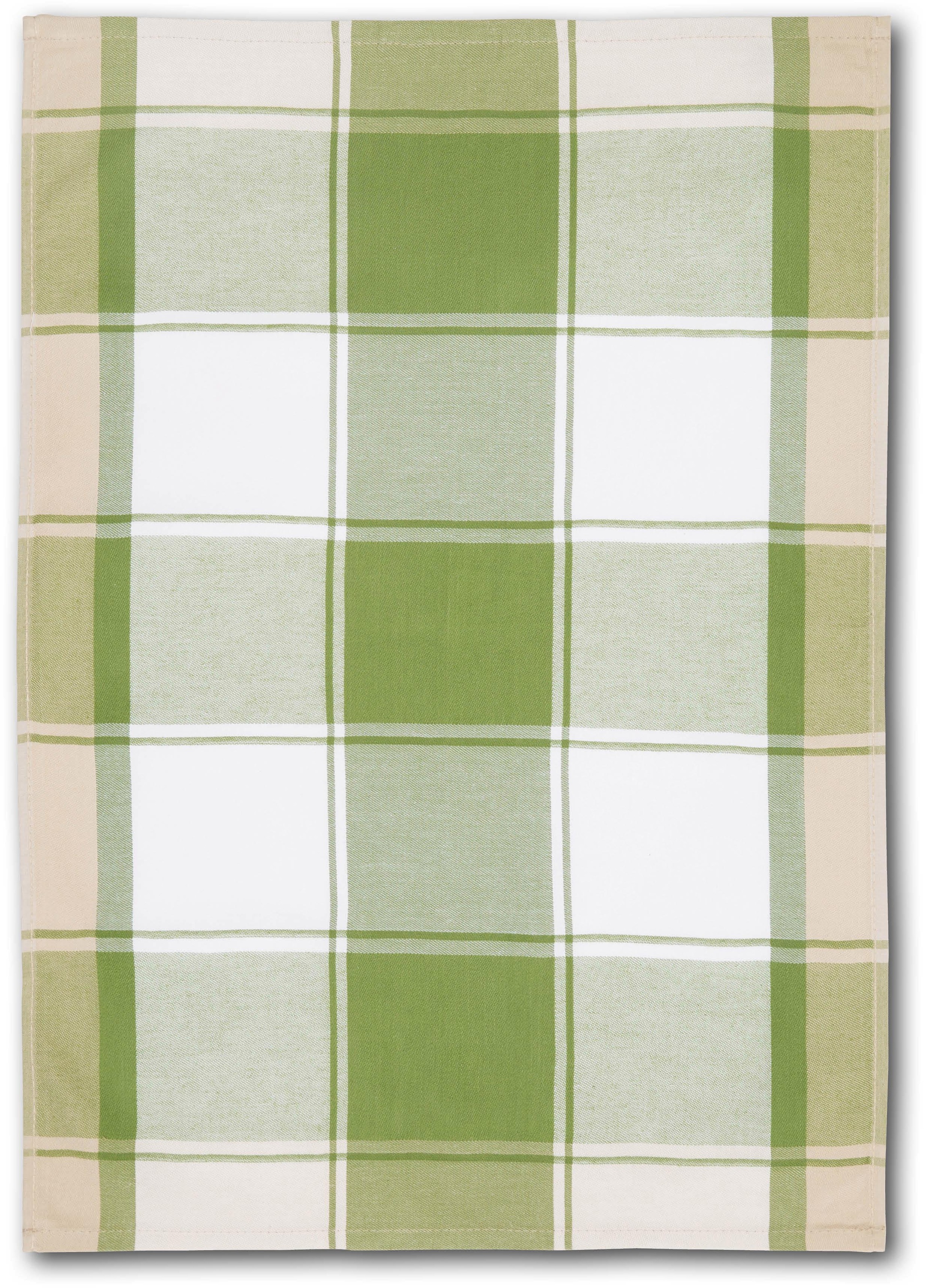 Dyckhoff Geschirrtuch »KARO, Maße je Tuch ca. 50x70 cm«, (Set, 6 tlg.), mit drei verschiedenen Motiven