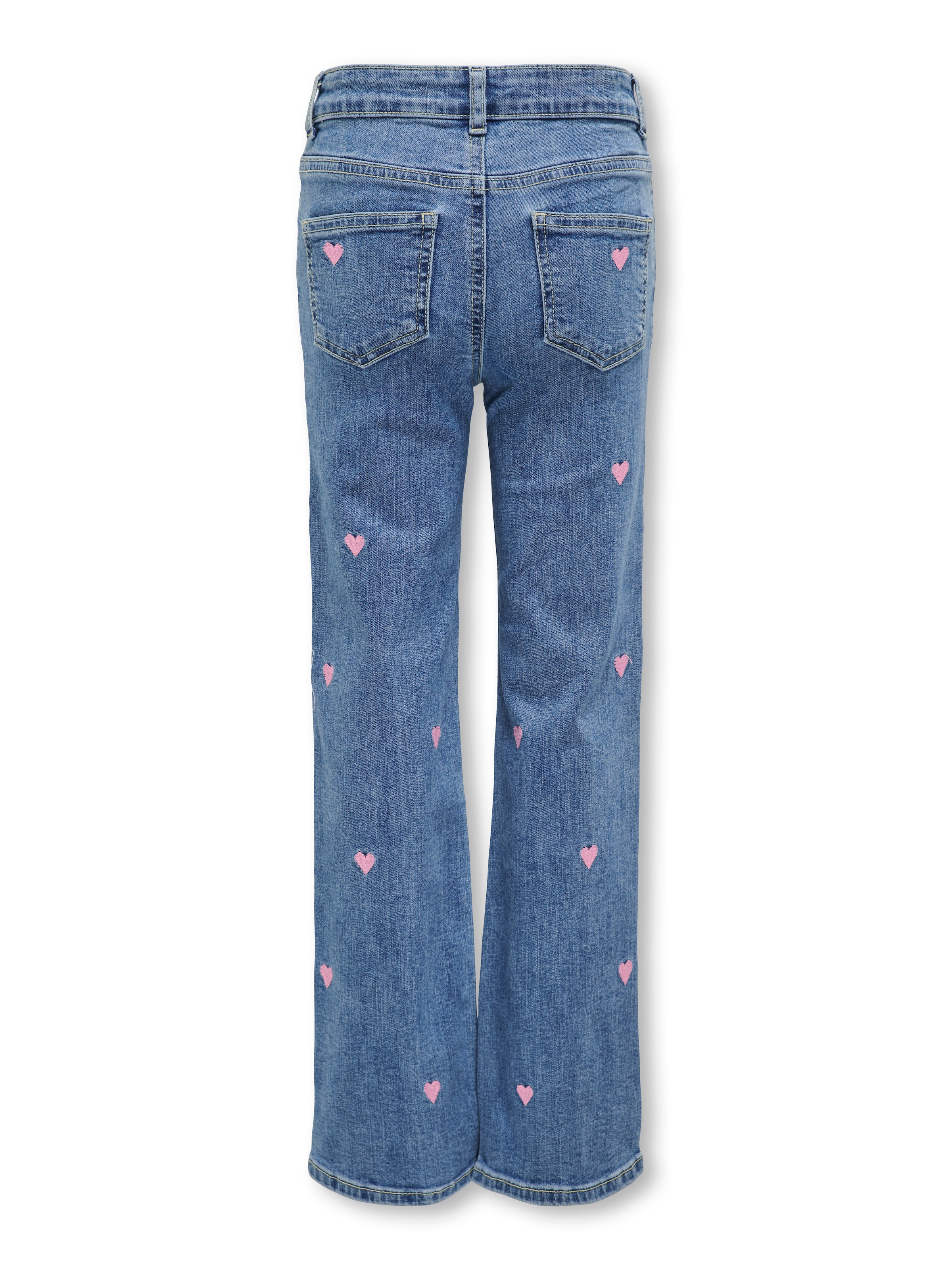 KIDS ONLY Weite Jeans »KOGJUICY WIDE LEG HEART EMB DNM JEANS«