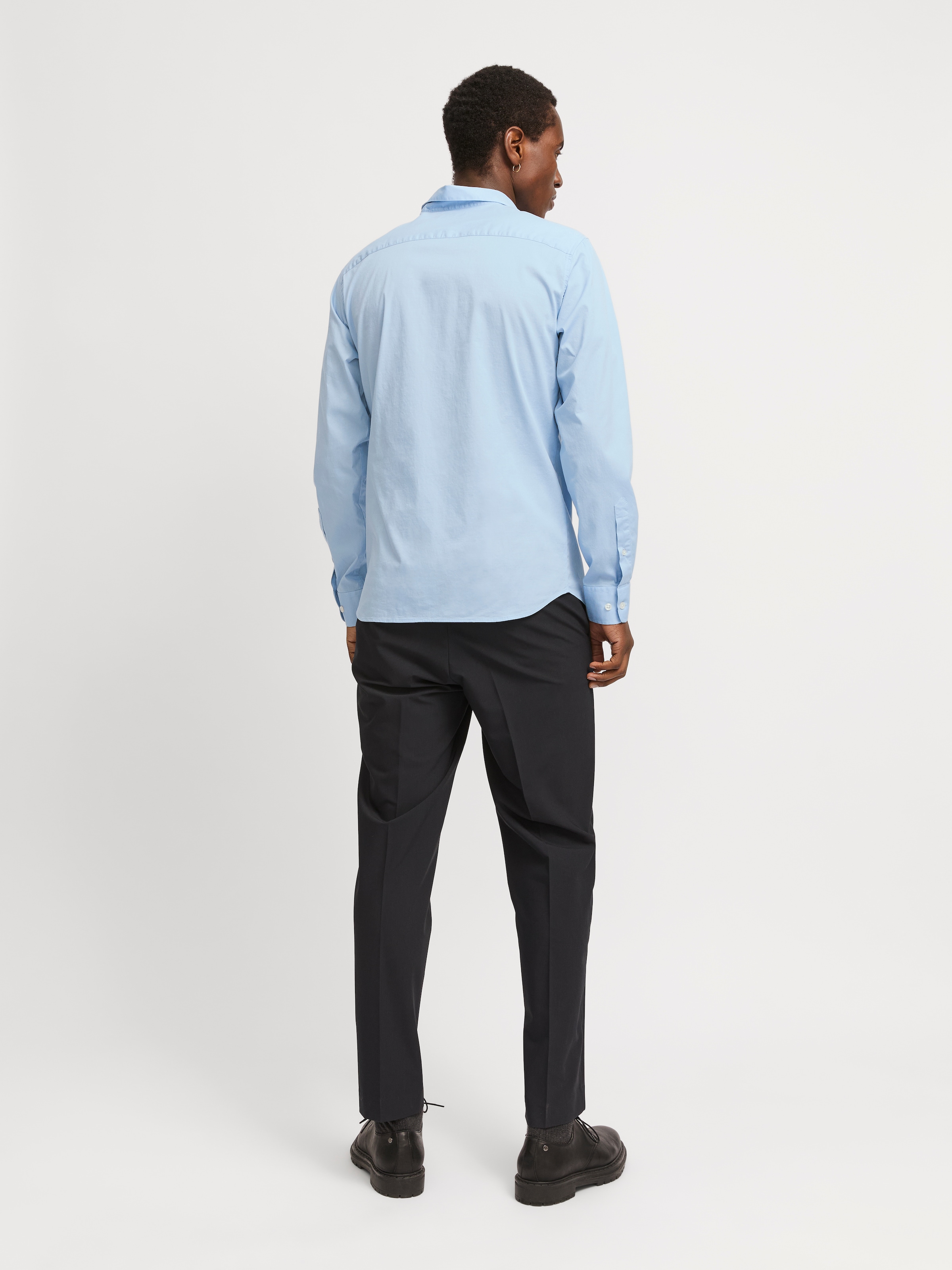 Jack & Jones Langarmhemd »JPRBLAJAXON STRETCH SHIRT L/S NOOS«, mit Hemdkragen