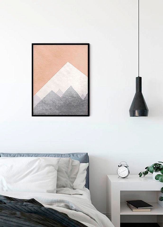 Komar Bild »Wild and Free Mountain« Formen | Kunst 1 Stk. tlg. Wandbild zur Dekoration - ohne Rahmen