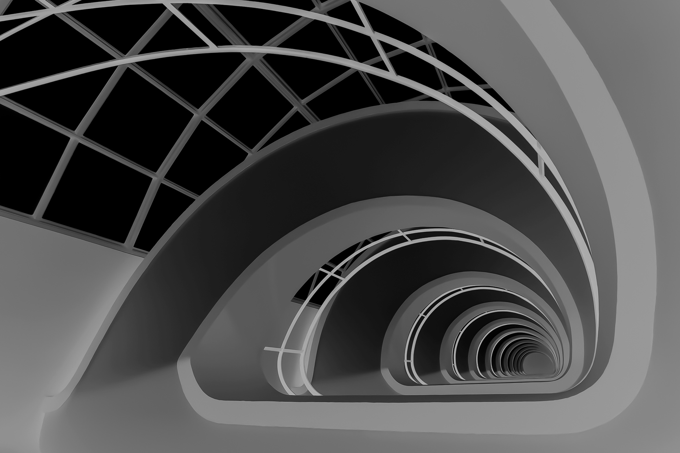 Papermoon, Fototapete »Photo-Art JAN NIEZEN, ANTWERPEN-TREPPE«, bunt, Vlies, B/L: 3 m m x 2,23 m m - Bahnen: 6 Stk. St., bunt